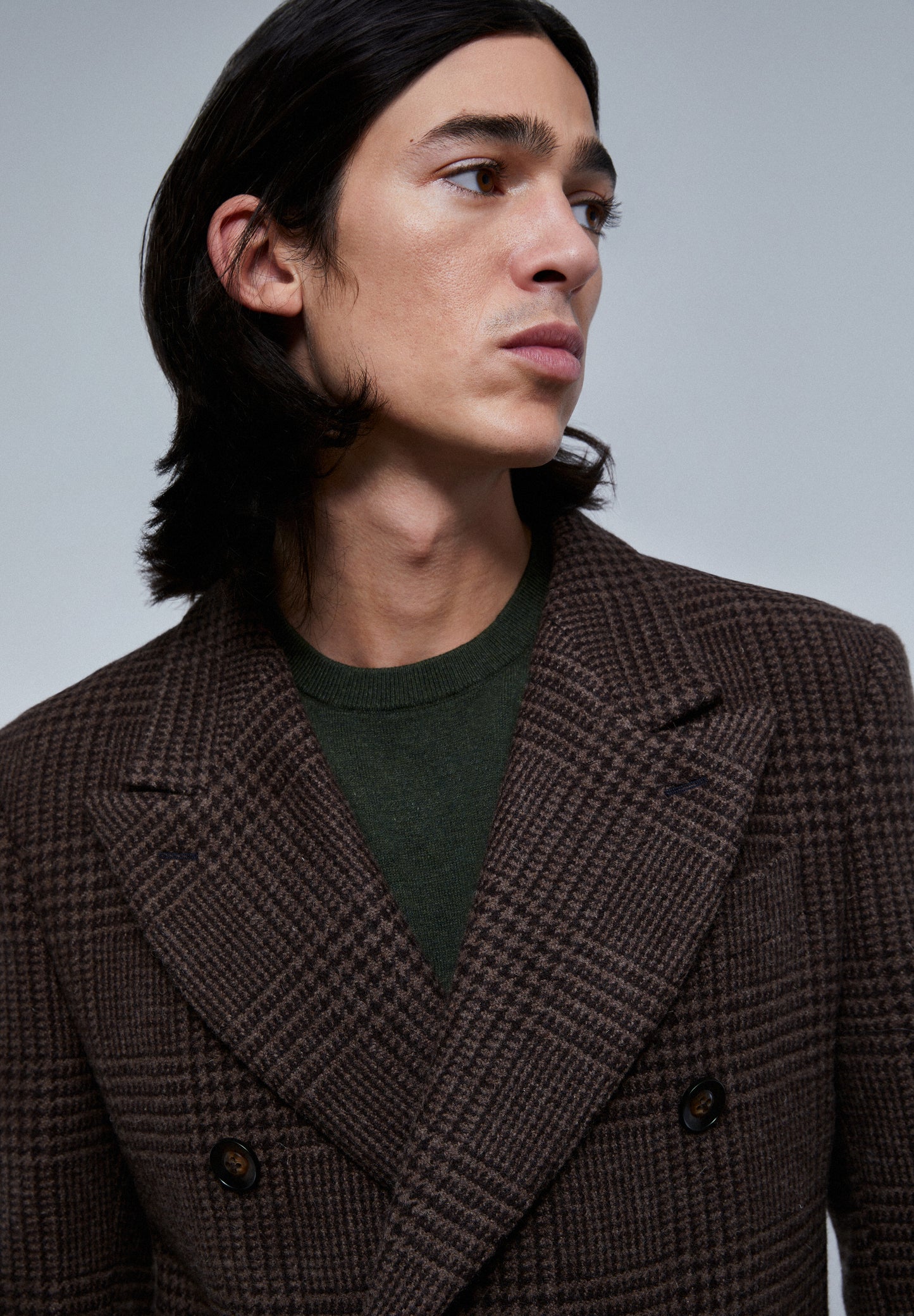 ABRIGO PREMIUM CUADROS CINTURÓN