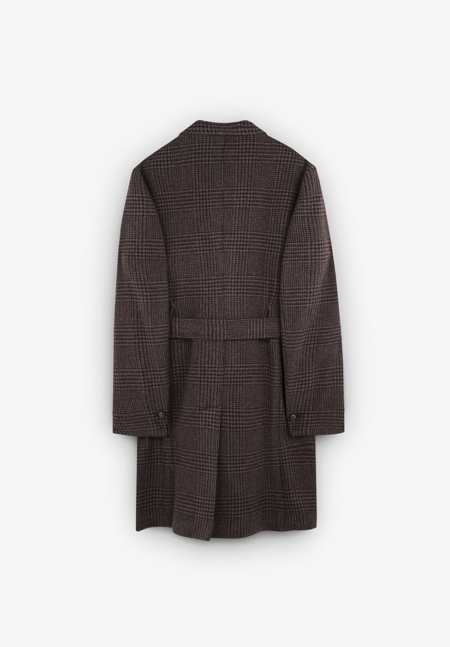 ABRIGO PREMIUM CUADROS CINTURÓN