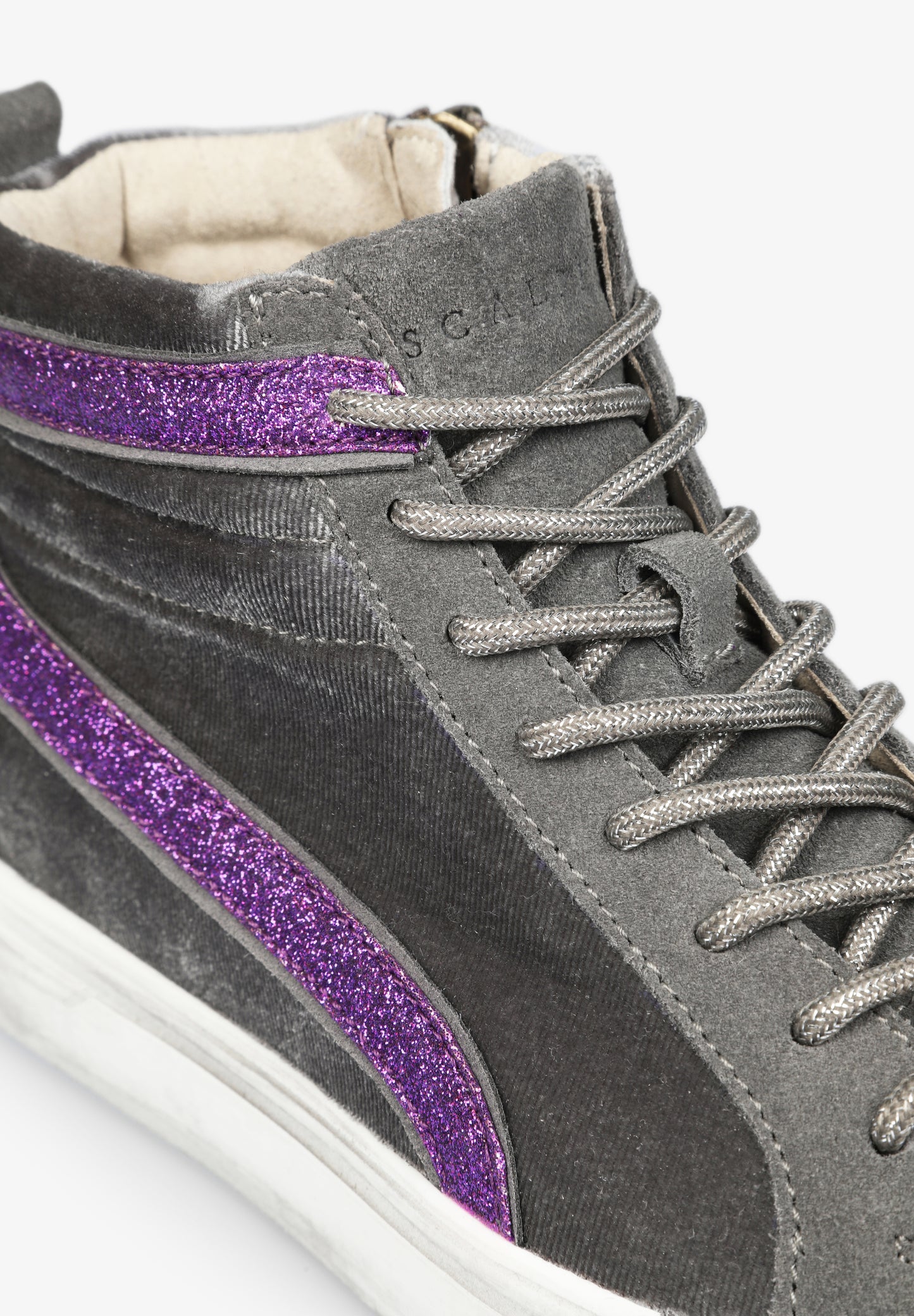 SNEAKERS ALTAS TERCIOPELO