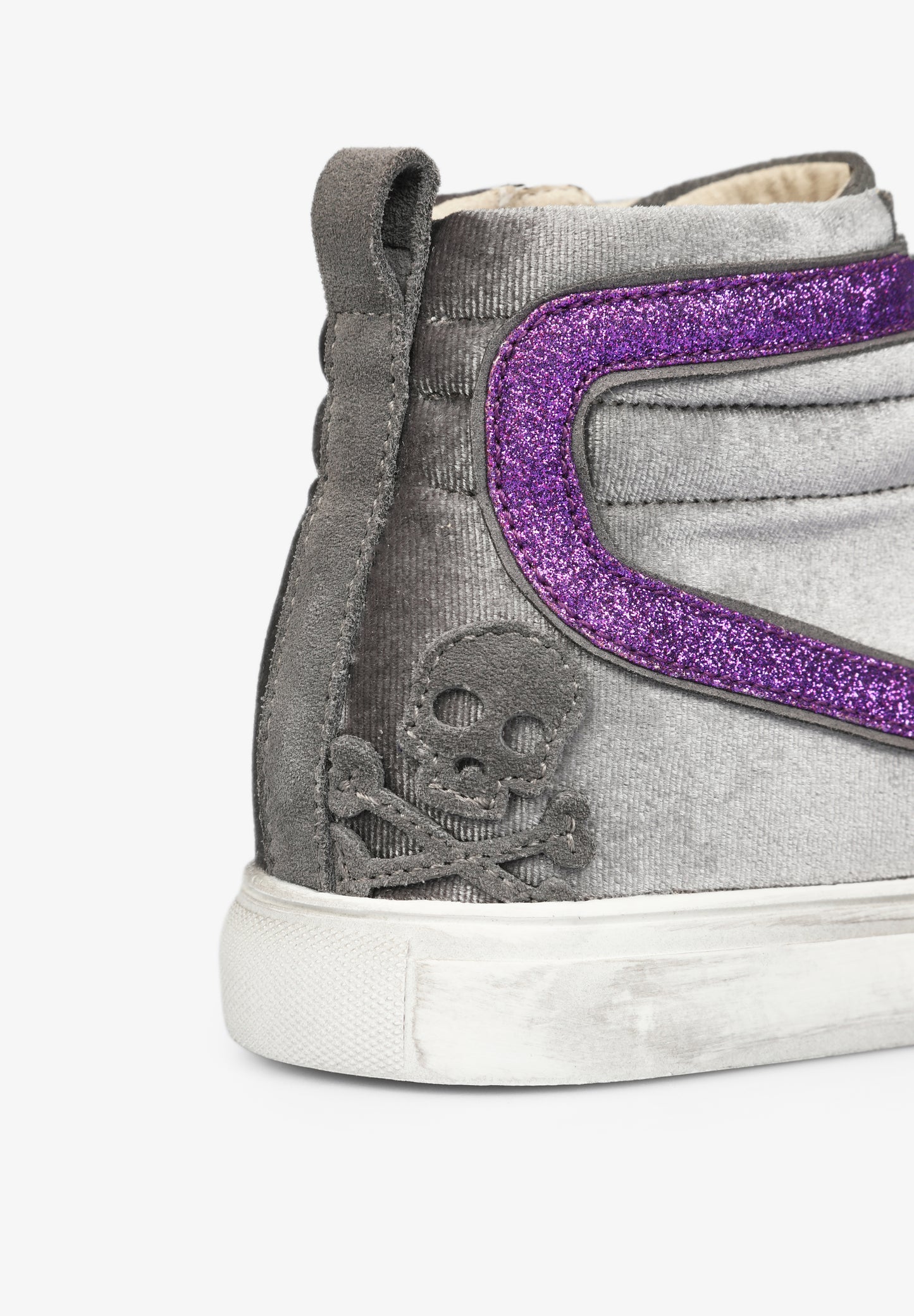 SNEAKERS ALTAS TERCIOPELO