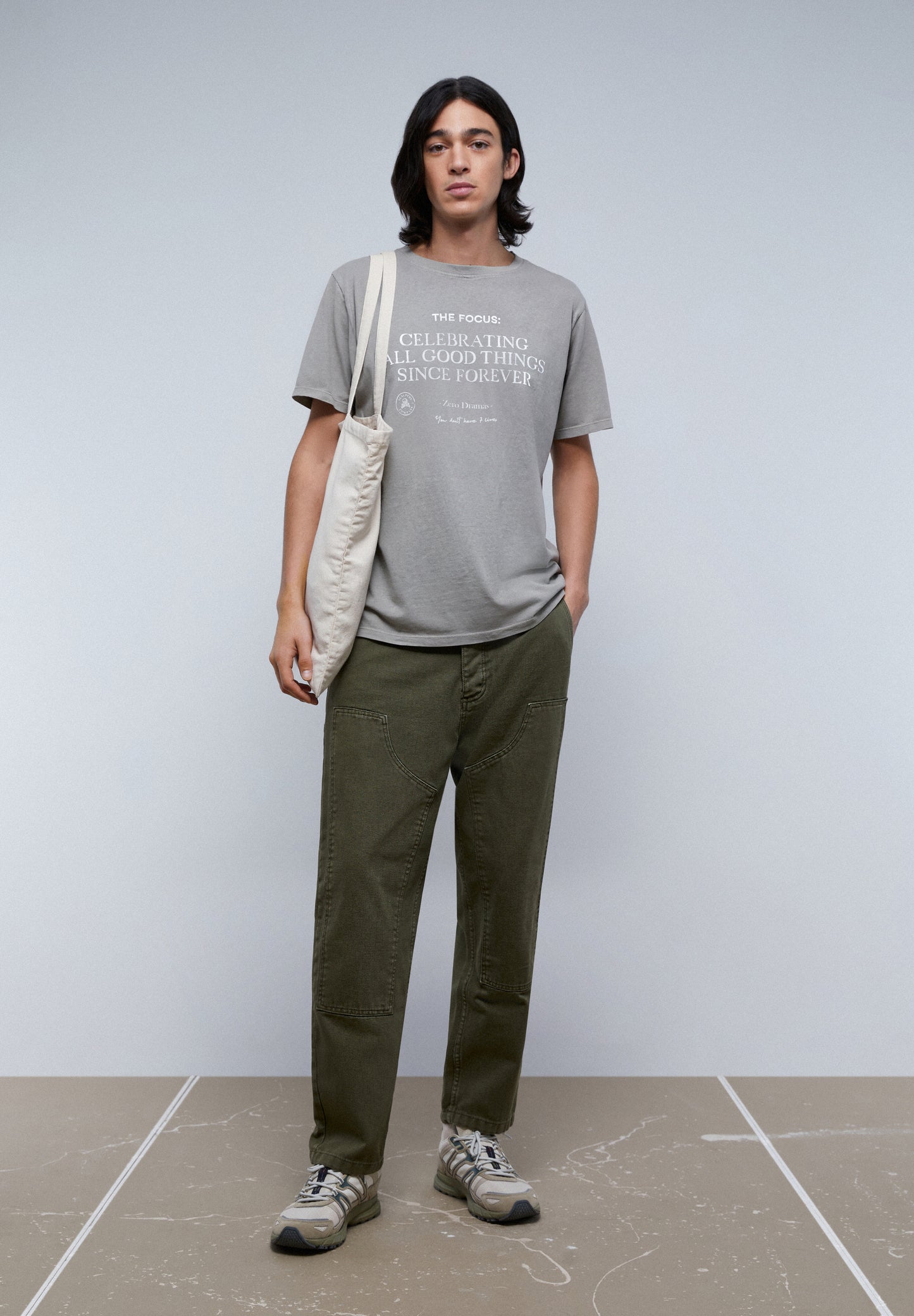 CAMISETA PRINT FRONTAL TEXTO