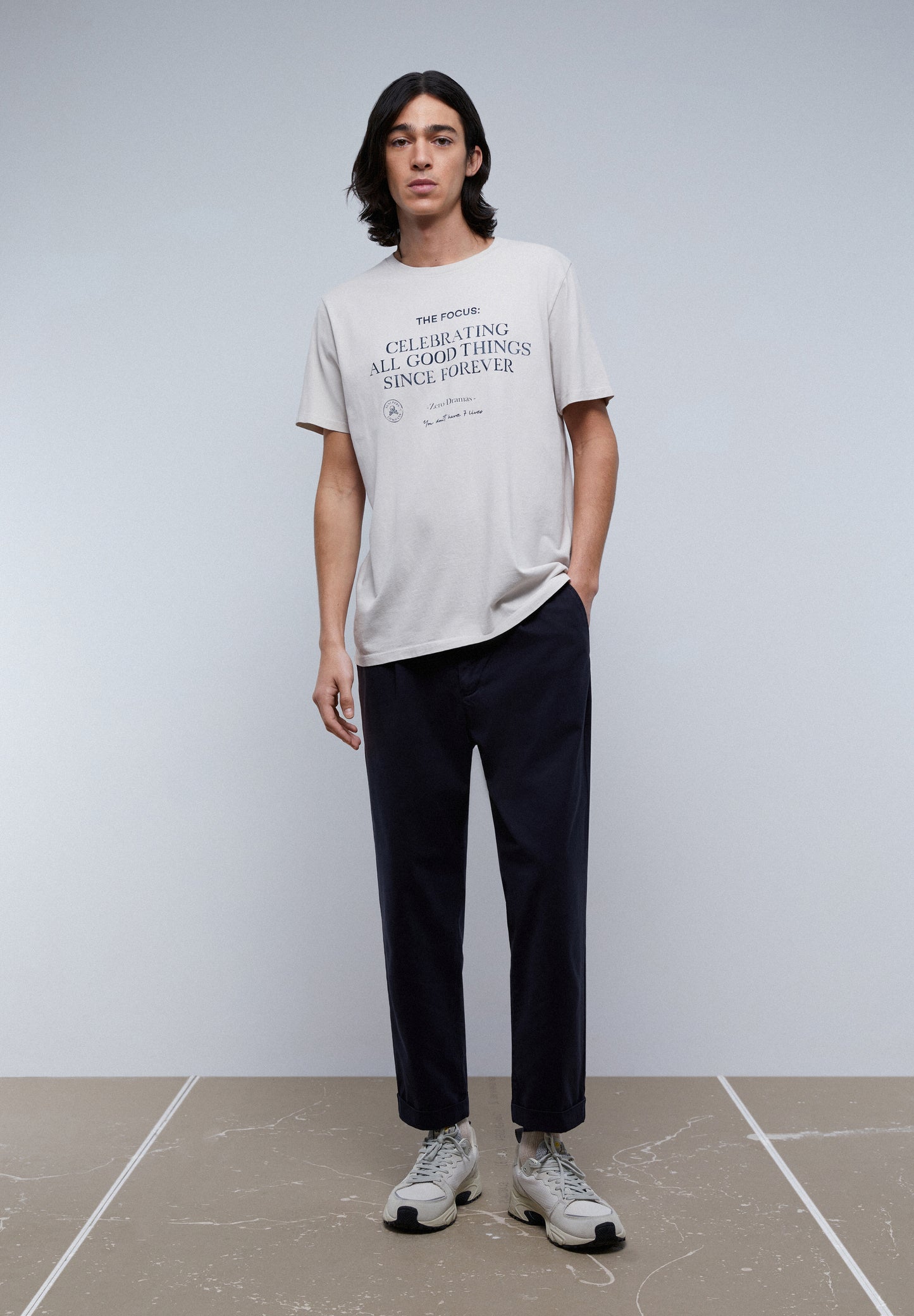 CAMISETA PRINT FRONTAL TEXTO