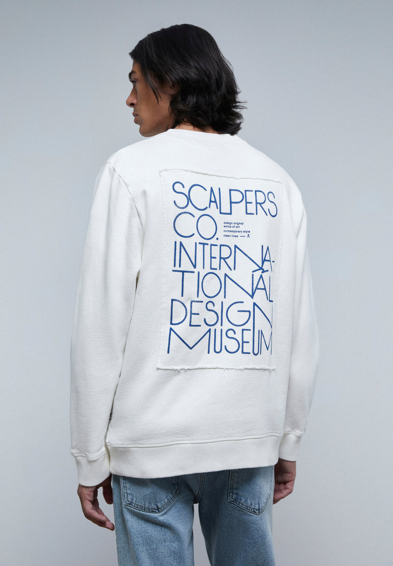 Sudadera discount blanca scalpers