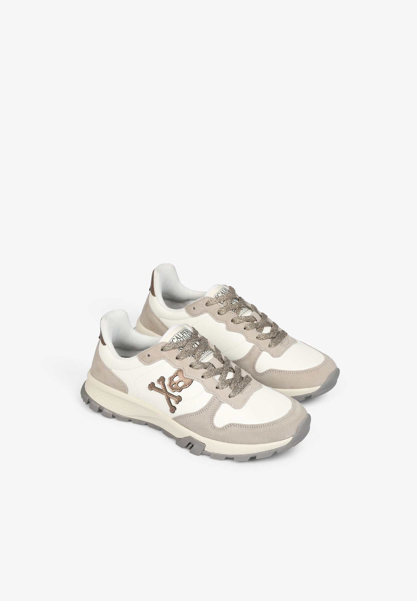 SNEAKERS CALAVERA SUELA DENTADA