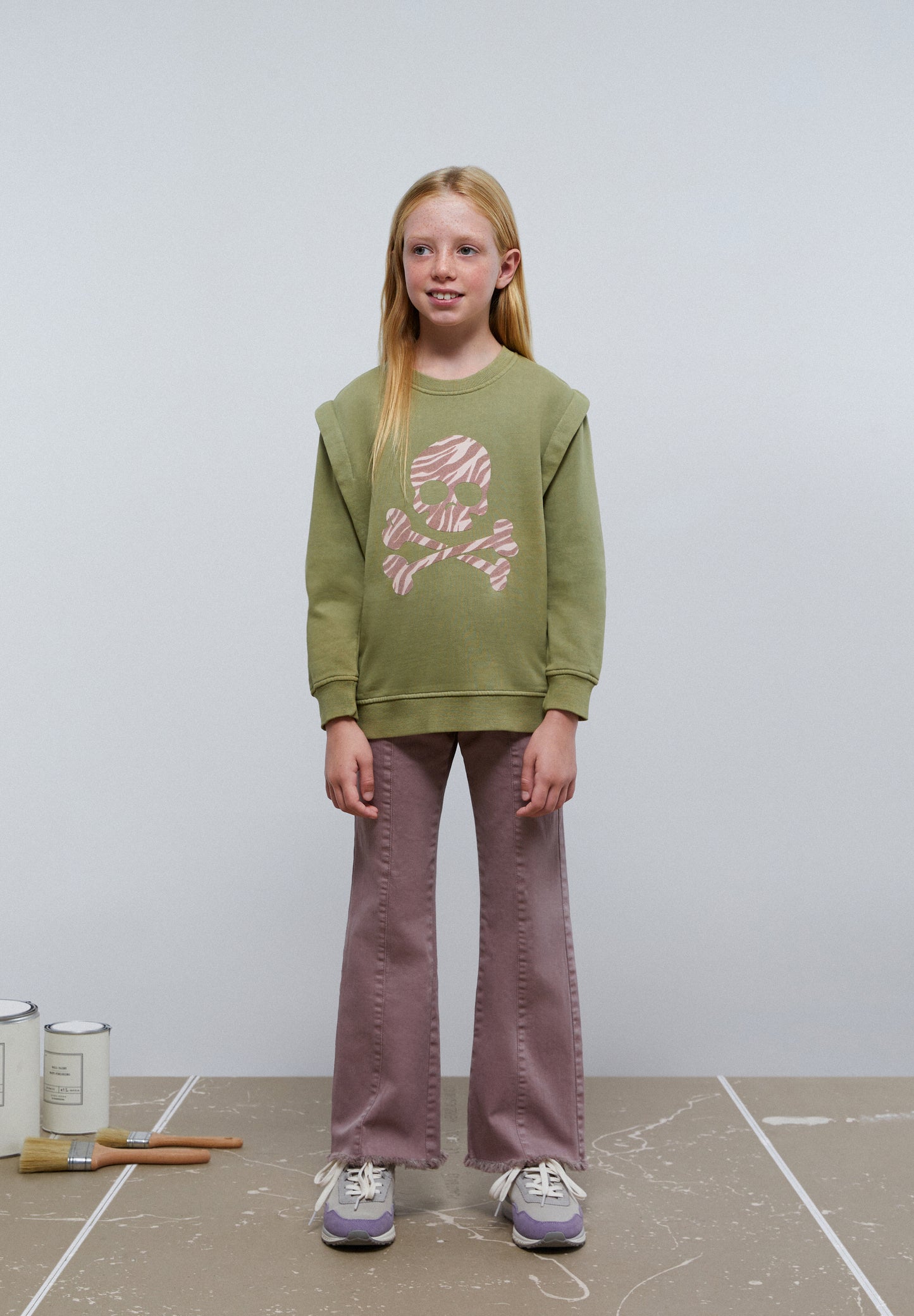 SUDADERA ZEBRA PLIEGUES HOMBRO