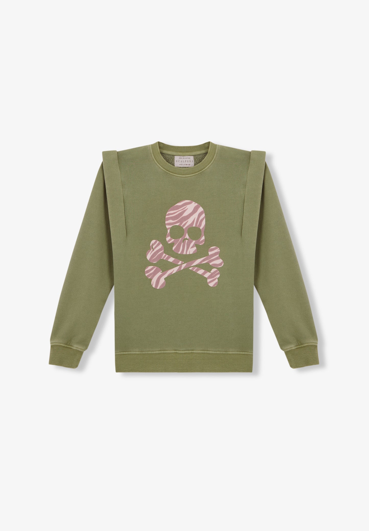 SUDADERA ZEBRA PLIEGUES HOMBRO