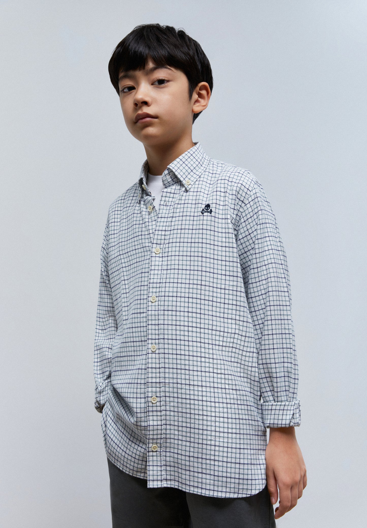 CAMISA CUADROS CALAVERA