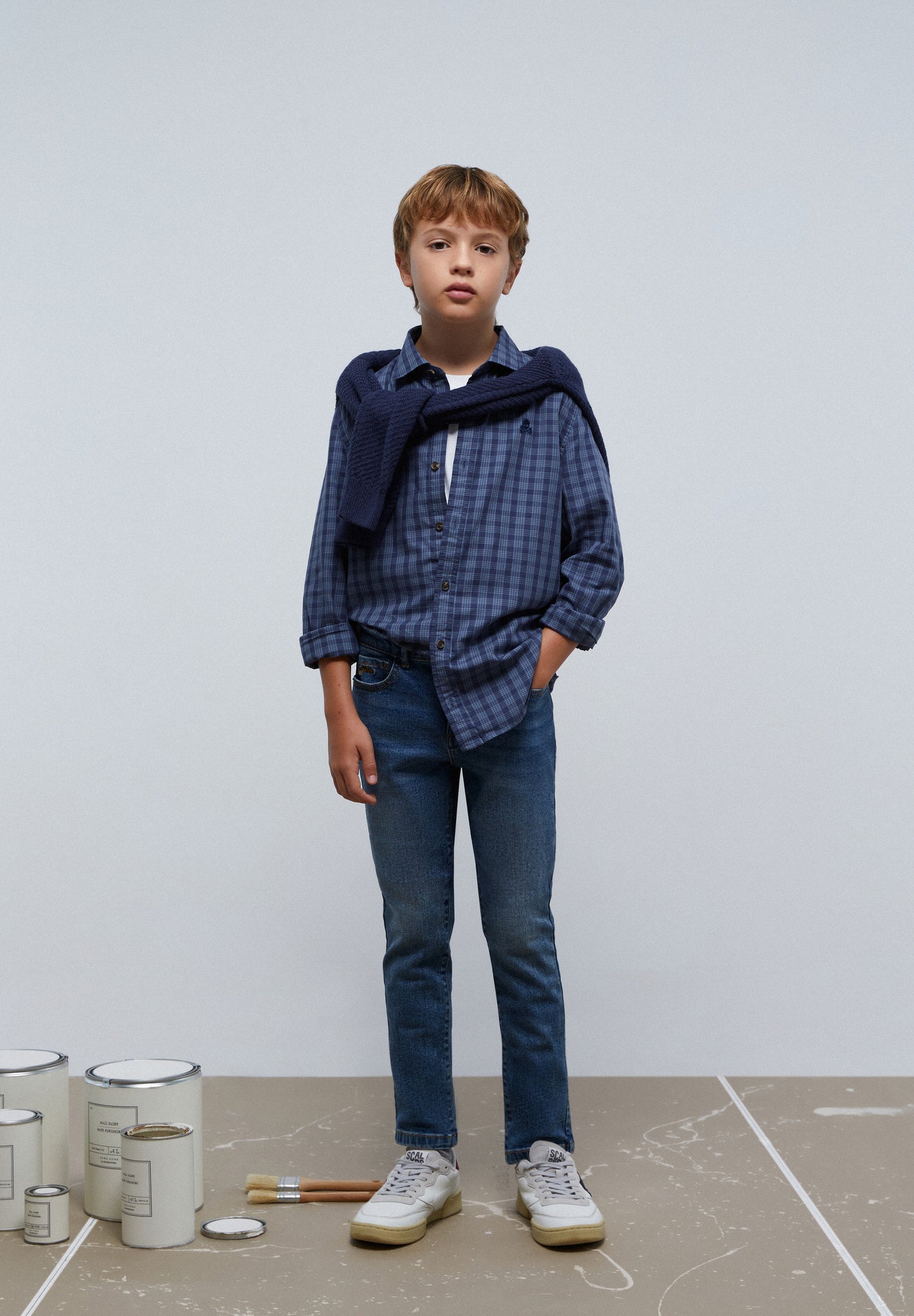 CAMISA CUADROS CALAVERA TONO