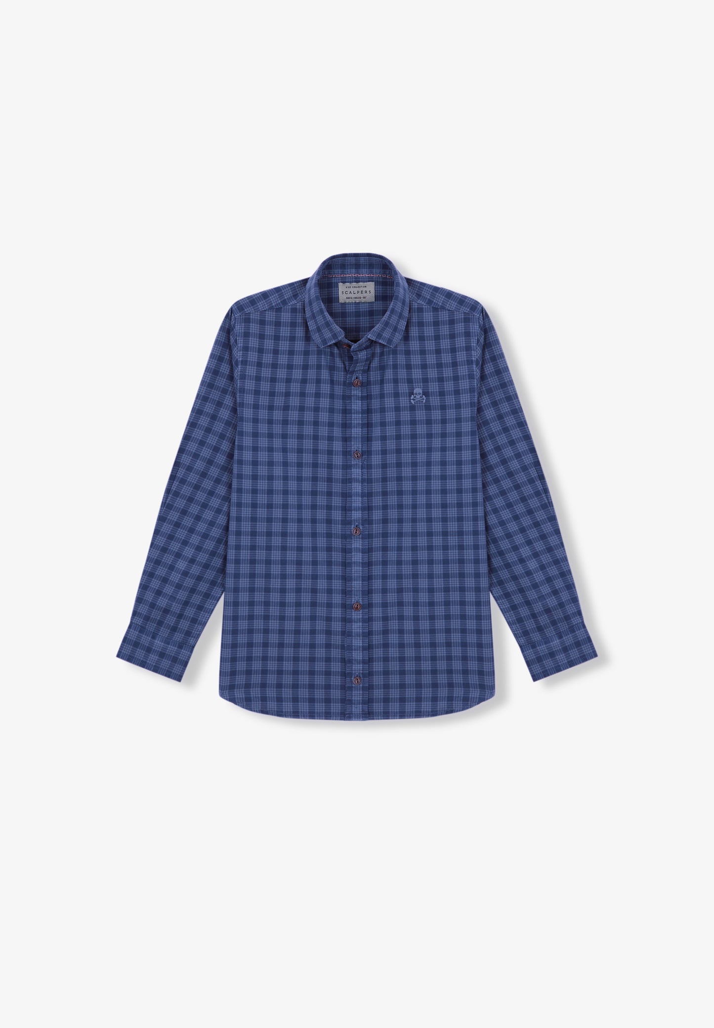 CAMISA CUADROS CALAVERA TONO