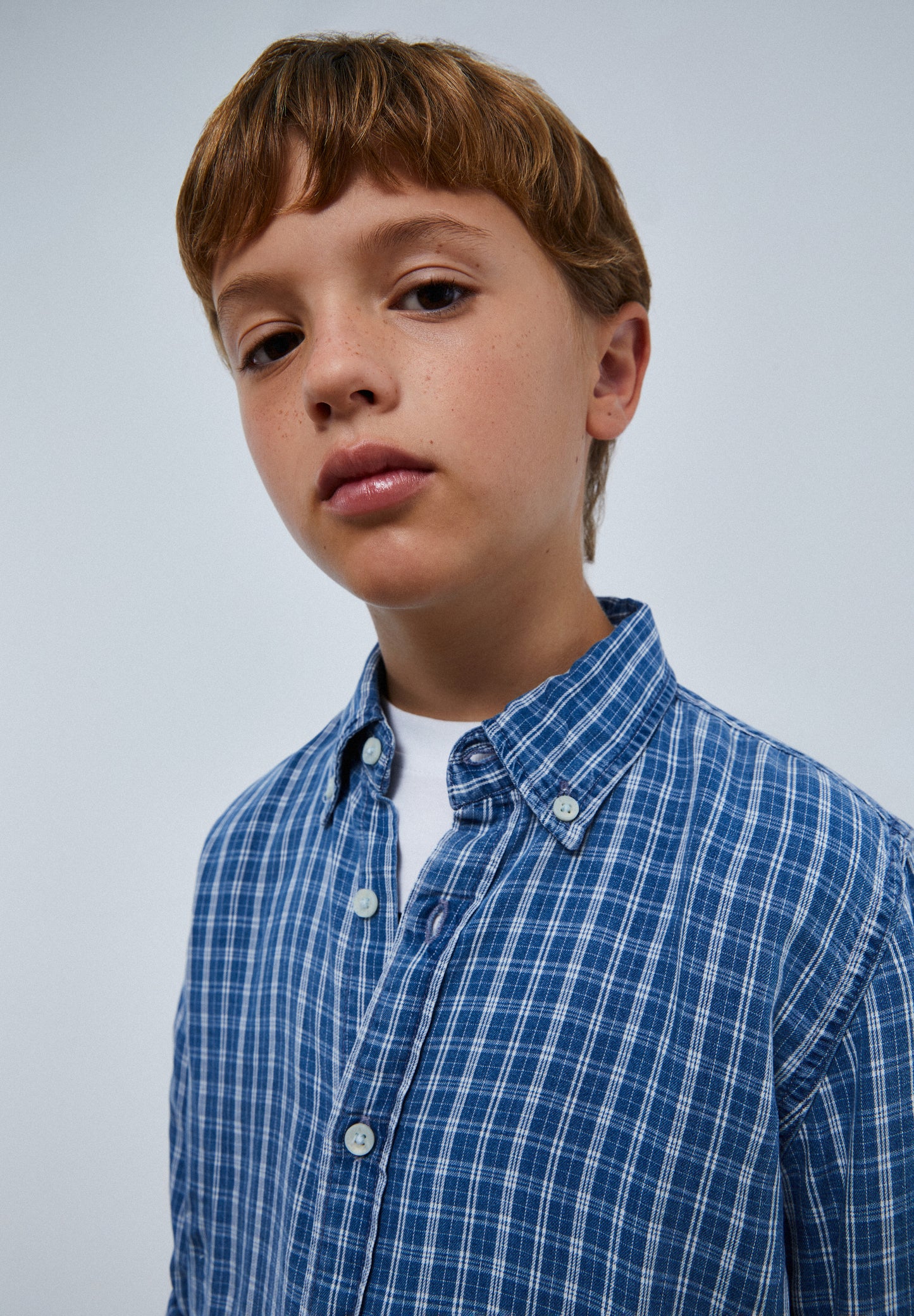 CAMISA DENIM CUADROS