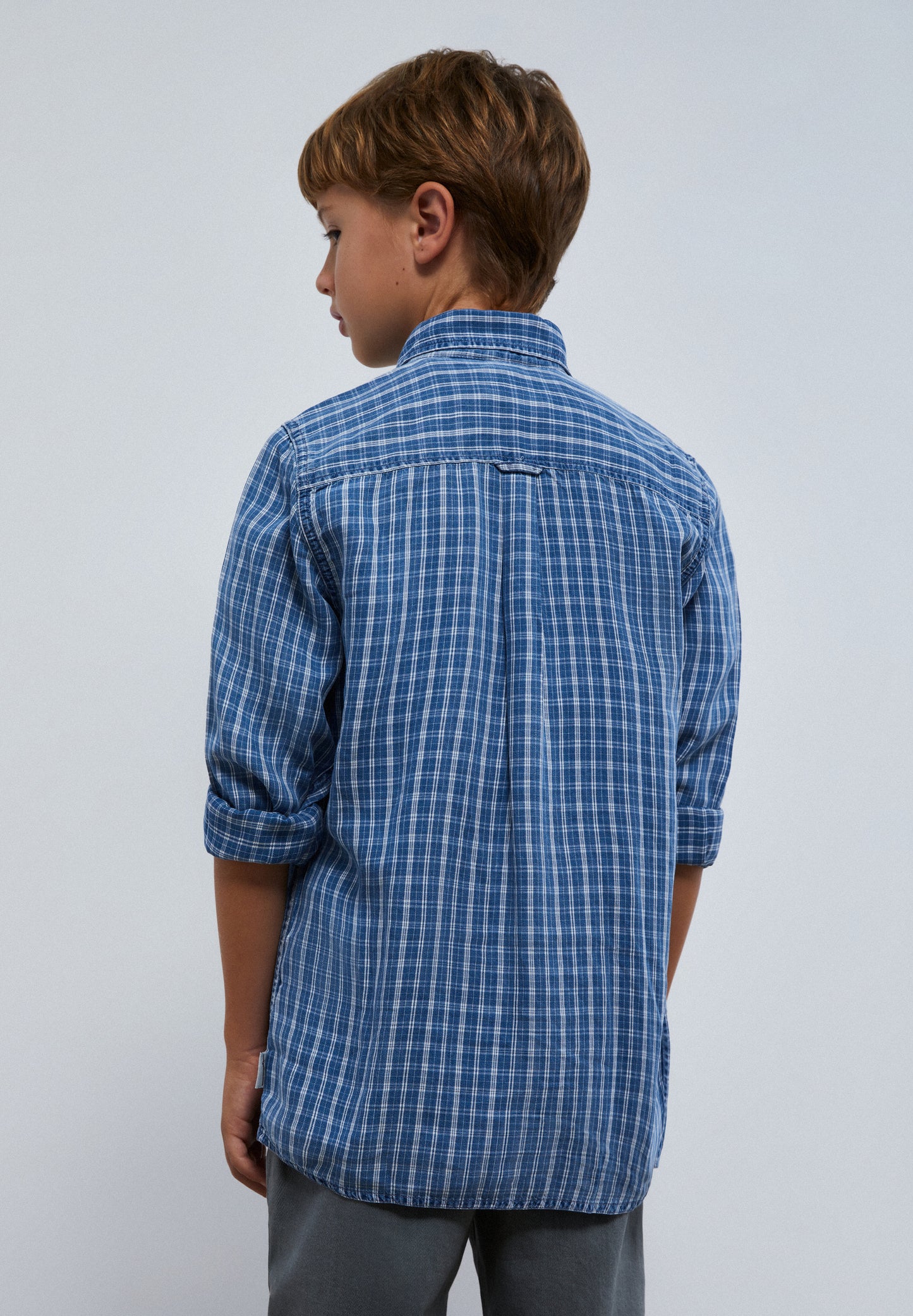 CAMISA DENIM CUADROS