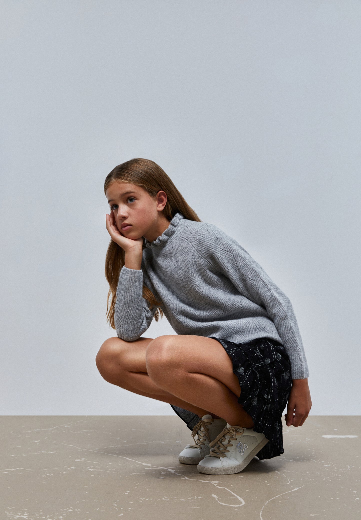 FALDA MINI PRINT LUREX