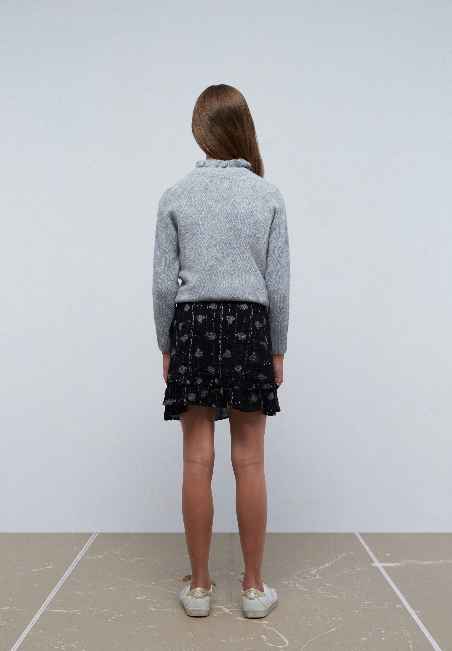 FALDA MINI PRINT LUREX