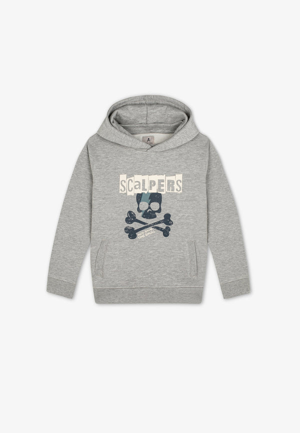 SUDADERA CAPUCHA PRINT CALAVERA