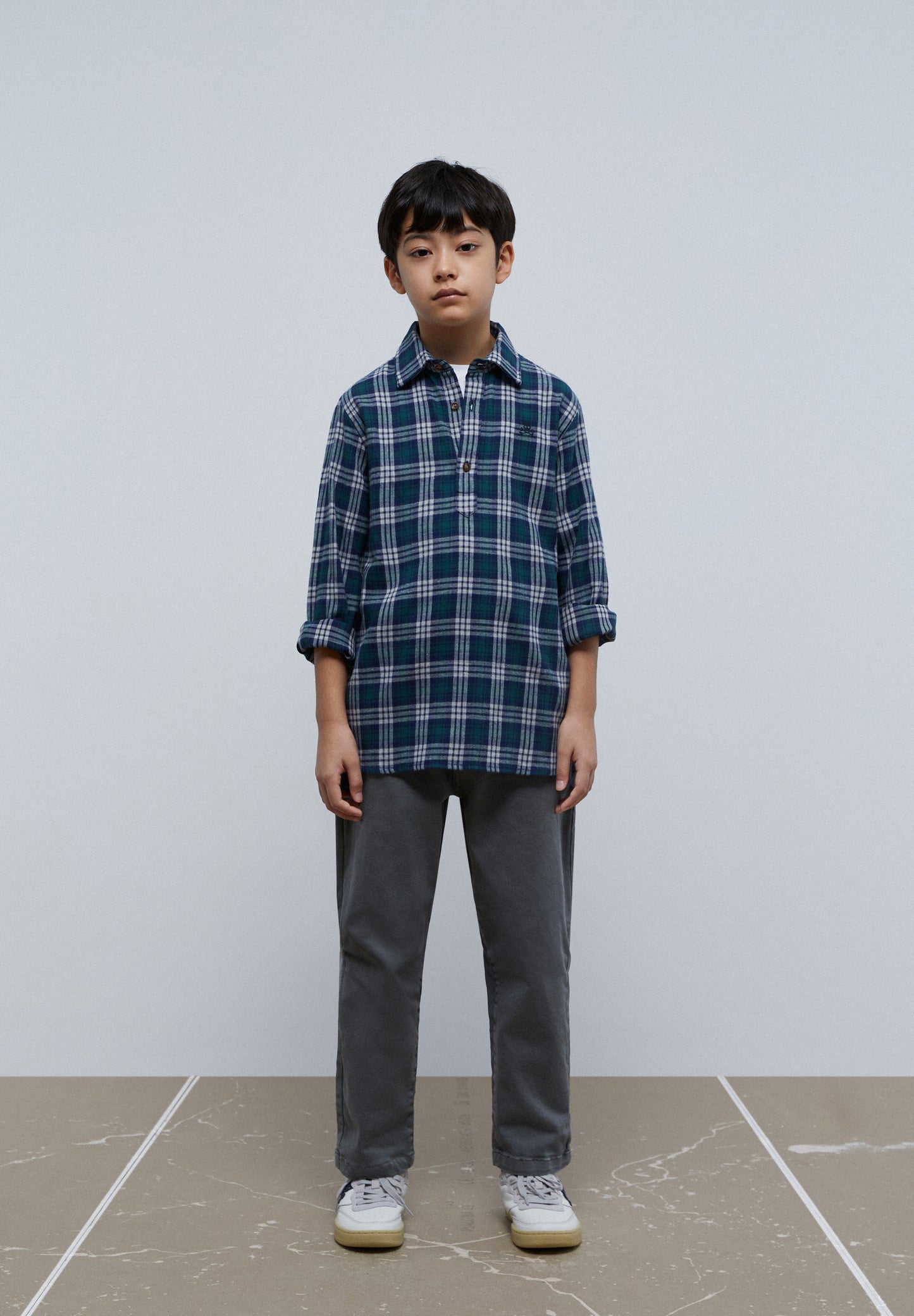 POLERA CUADROS TARTÁN