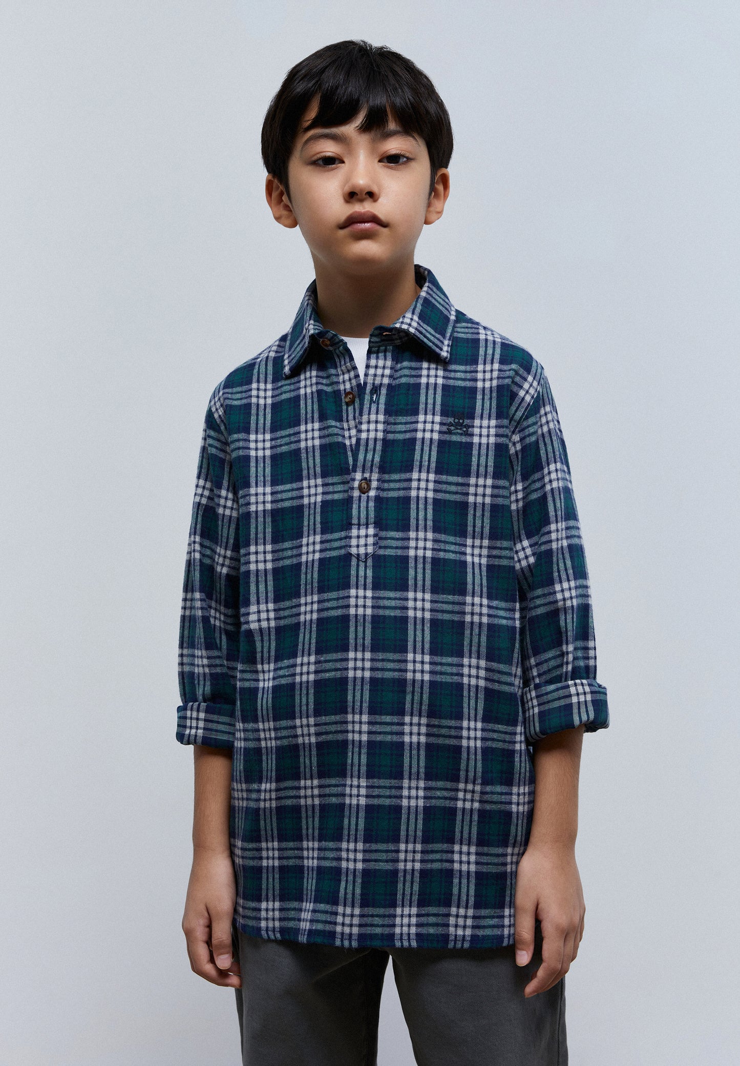 POLERA CUADROS TARTÁN