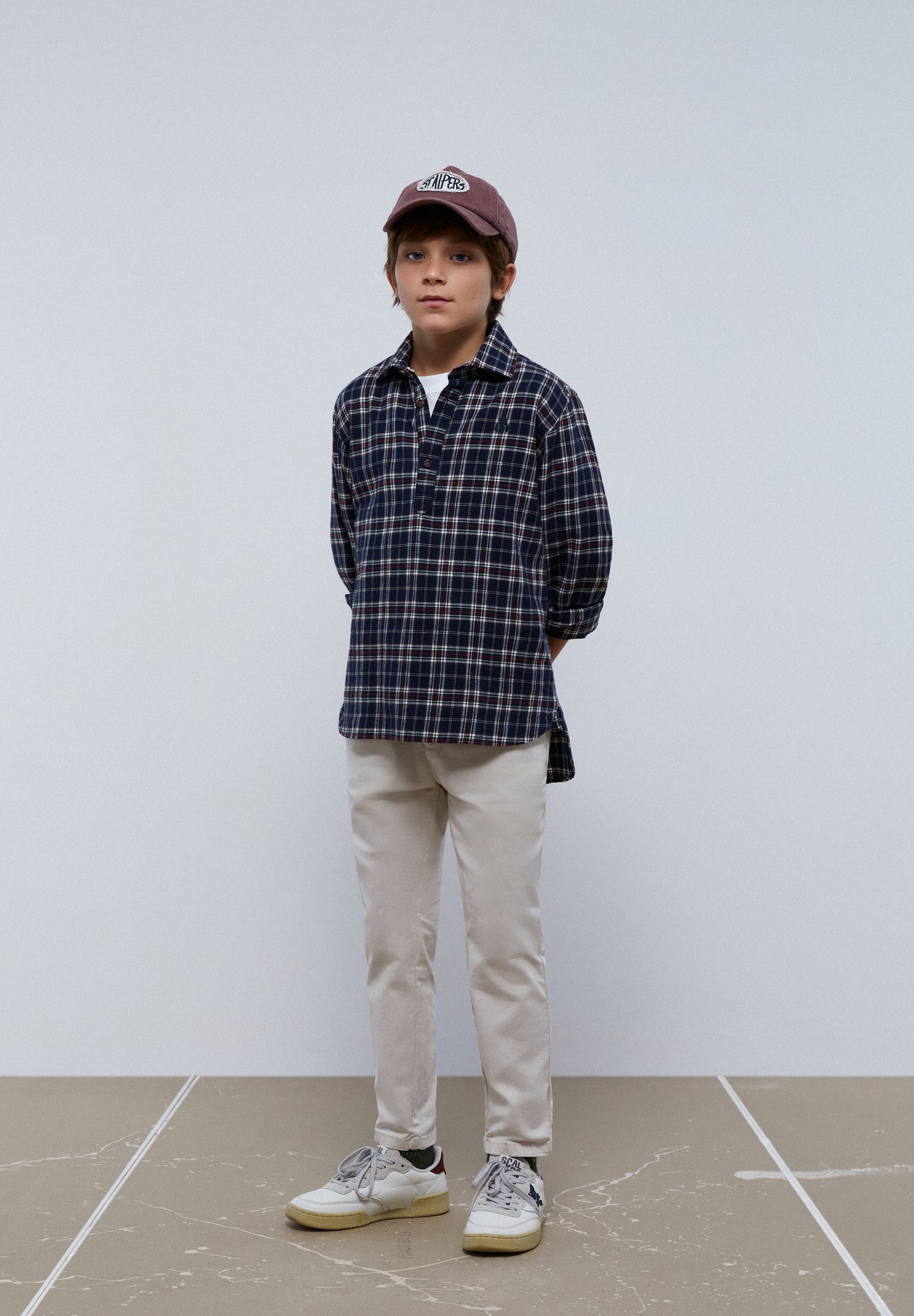 CAMISA POLERA CUADROS