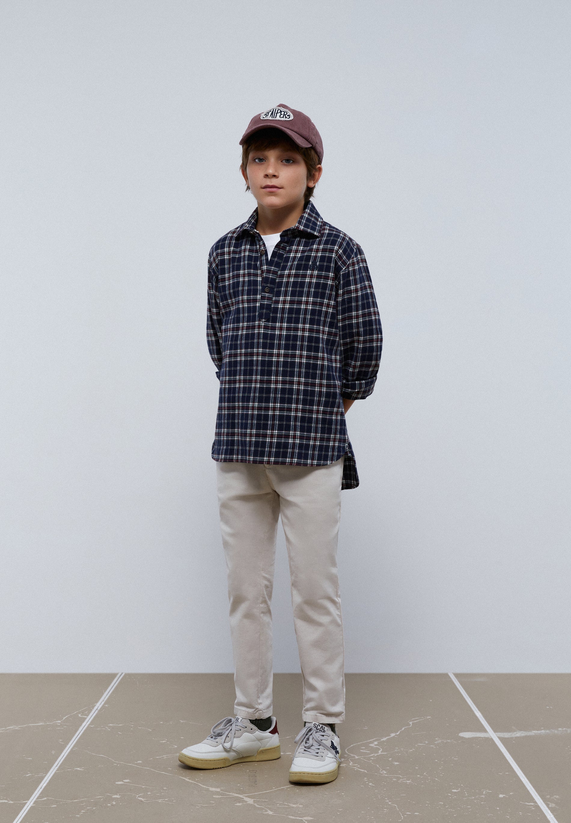 CAMISA POLERA CUADROS