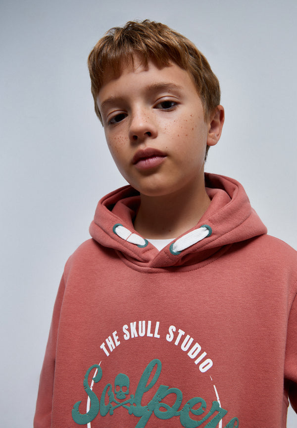 SUDADERA CAPUCHA PRINT RELIEVE