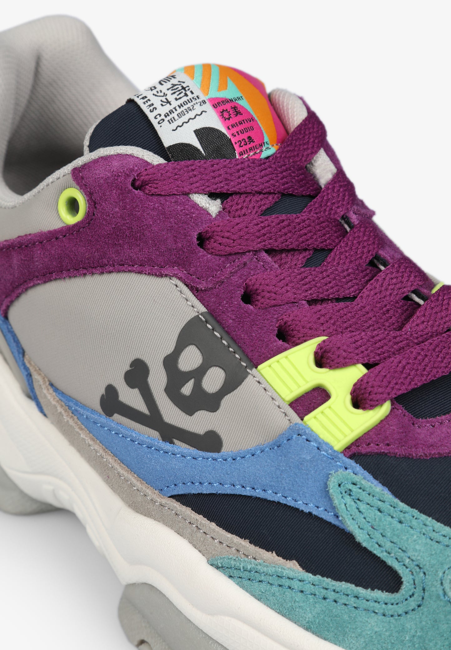 SNEAKERS MULTICOLOR SUELA PRONUNCIADA