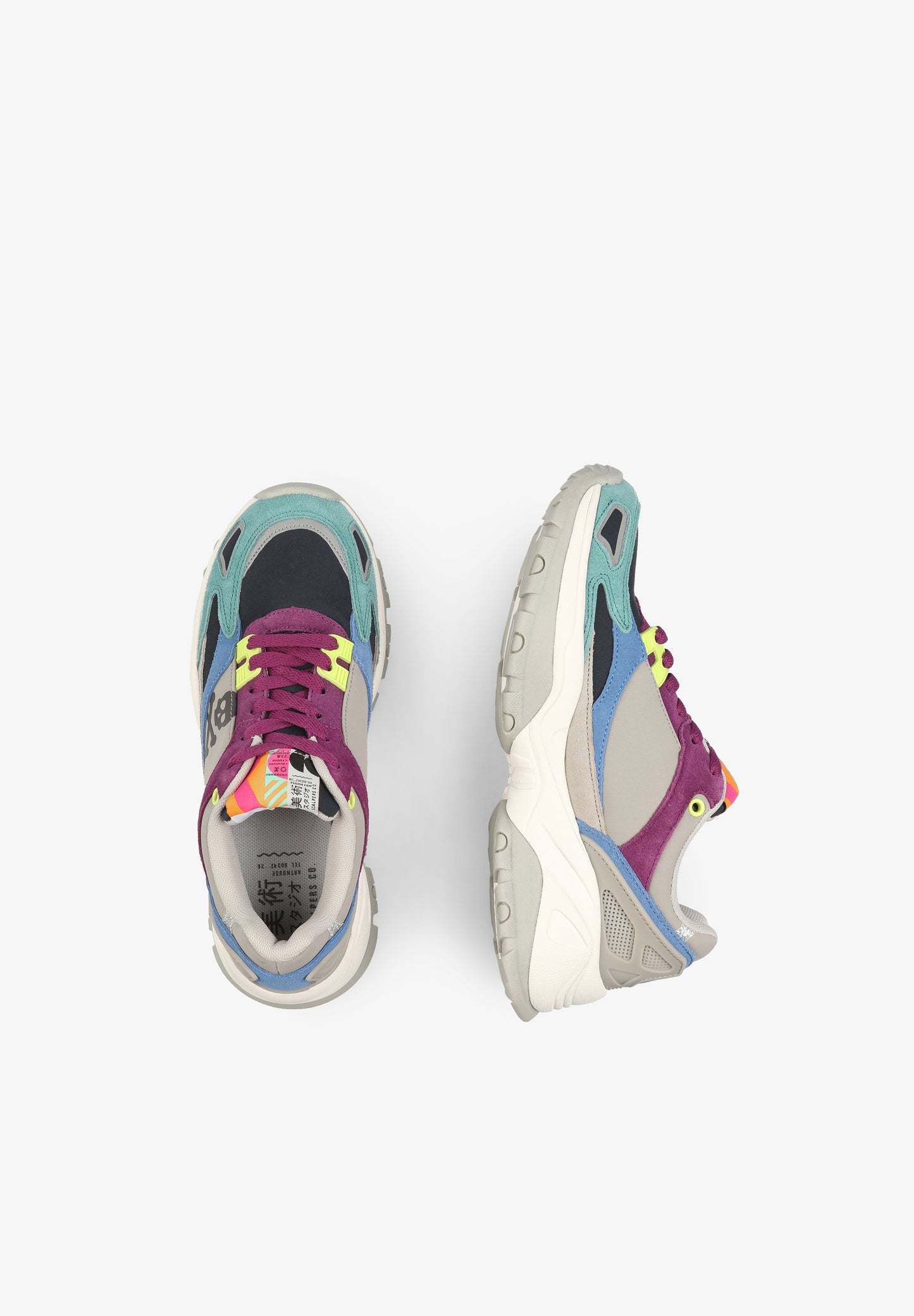 SNEAKERS MULTICOLOR SUELA PRONUNCIADA