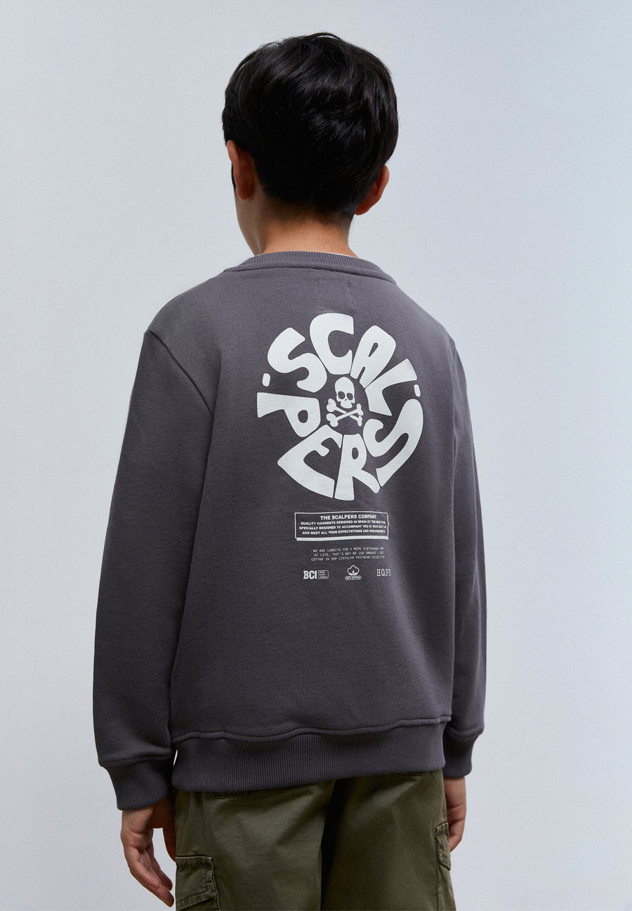 SUDADERA PRINT LOGO CIRCULAR