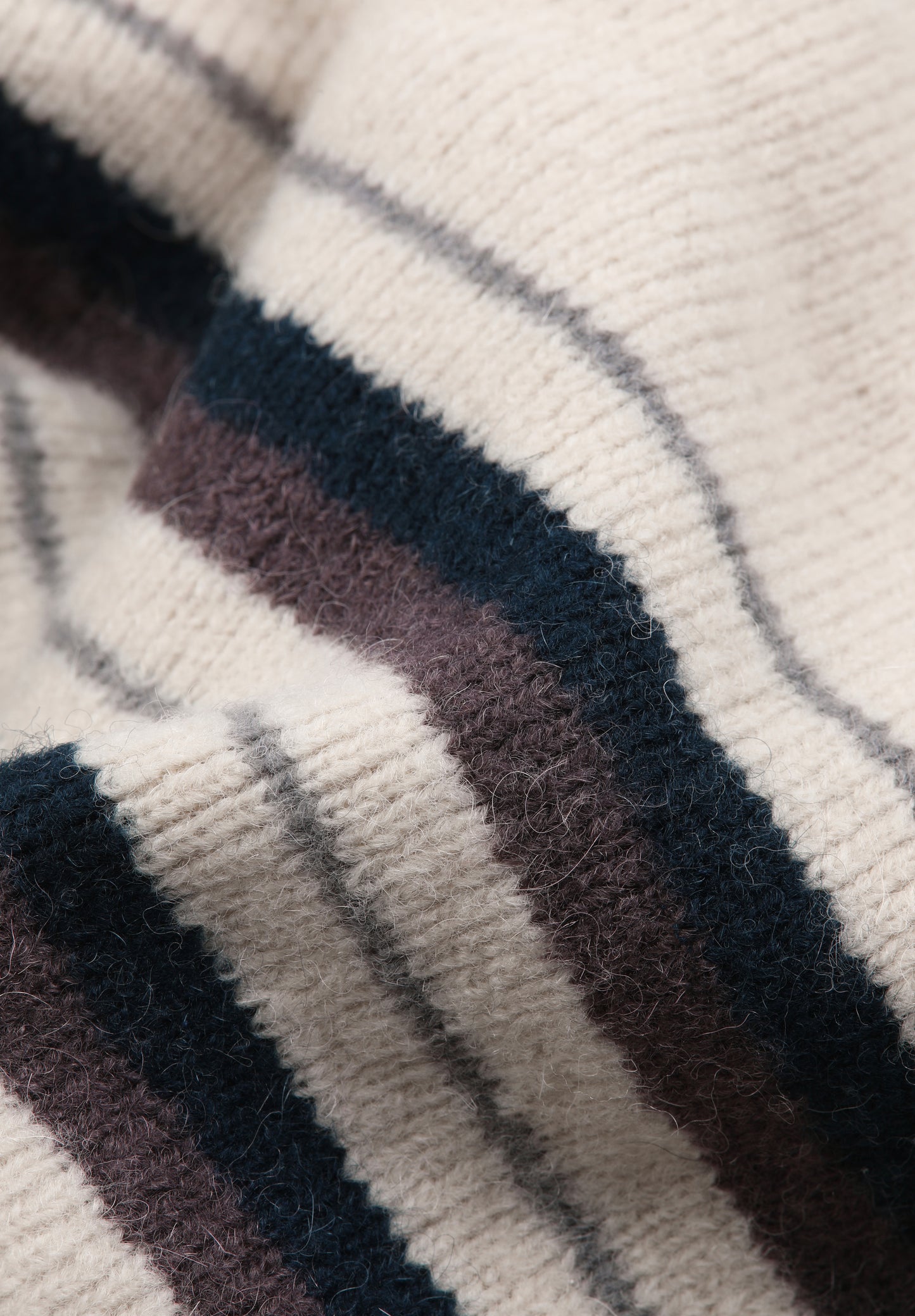 BUFANDA PUNTO RAYAS BICOLOR