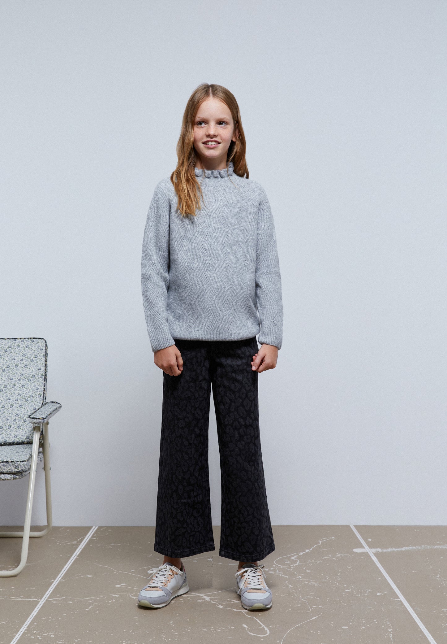 JEANS CULOTTE ANIMAL PRINT