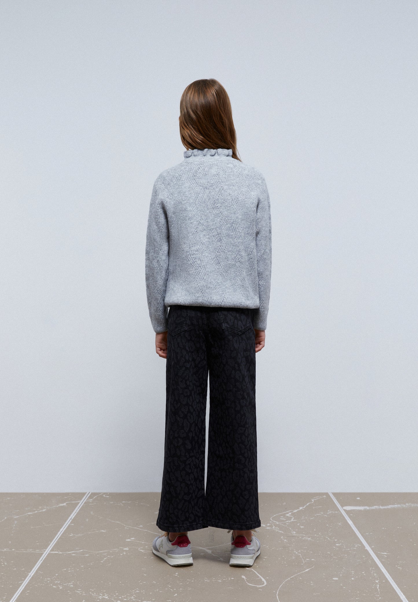 JEANS CULOTTE ANIMAL PRINT