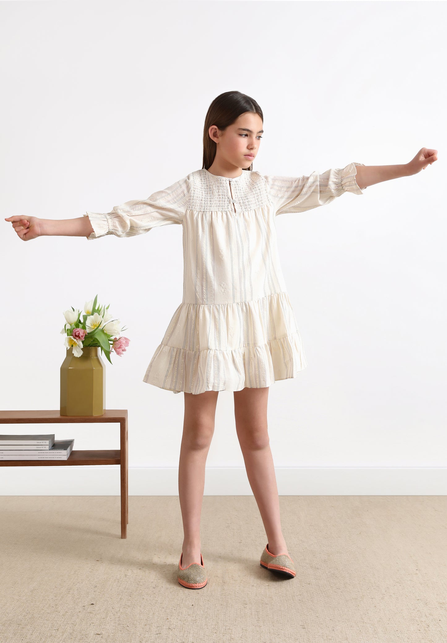 VESTIDO MINI NIDO DE ABEJA