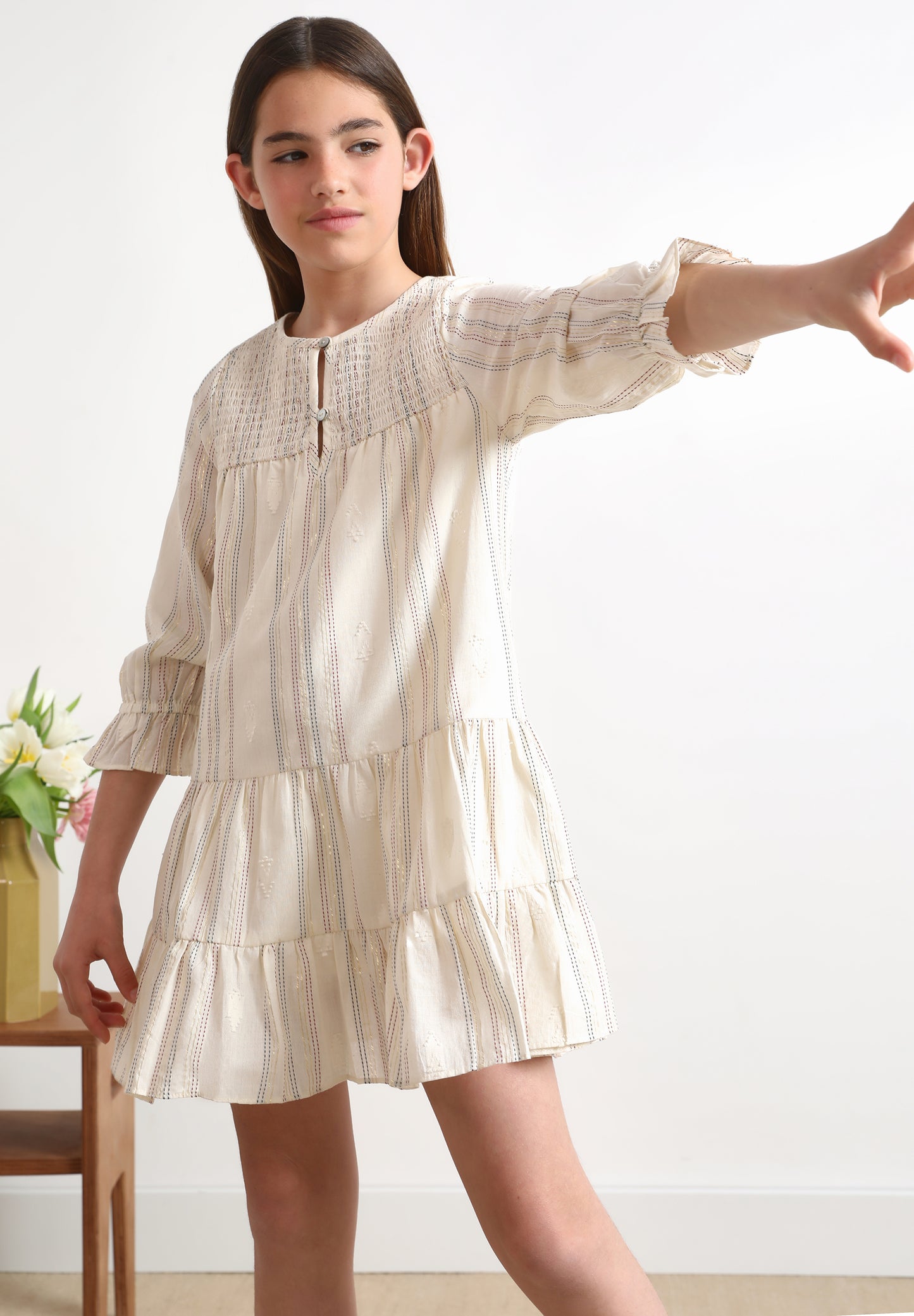 VESTIDO MINI NIDO DE ABEJA