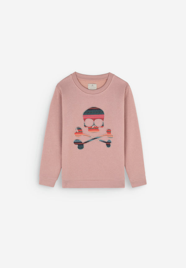 SUDADERA CALAVERA ÉTNICA