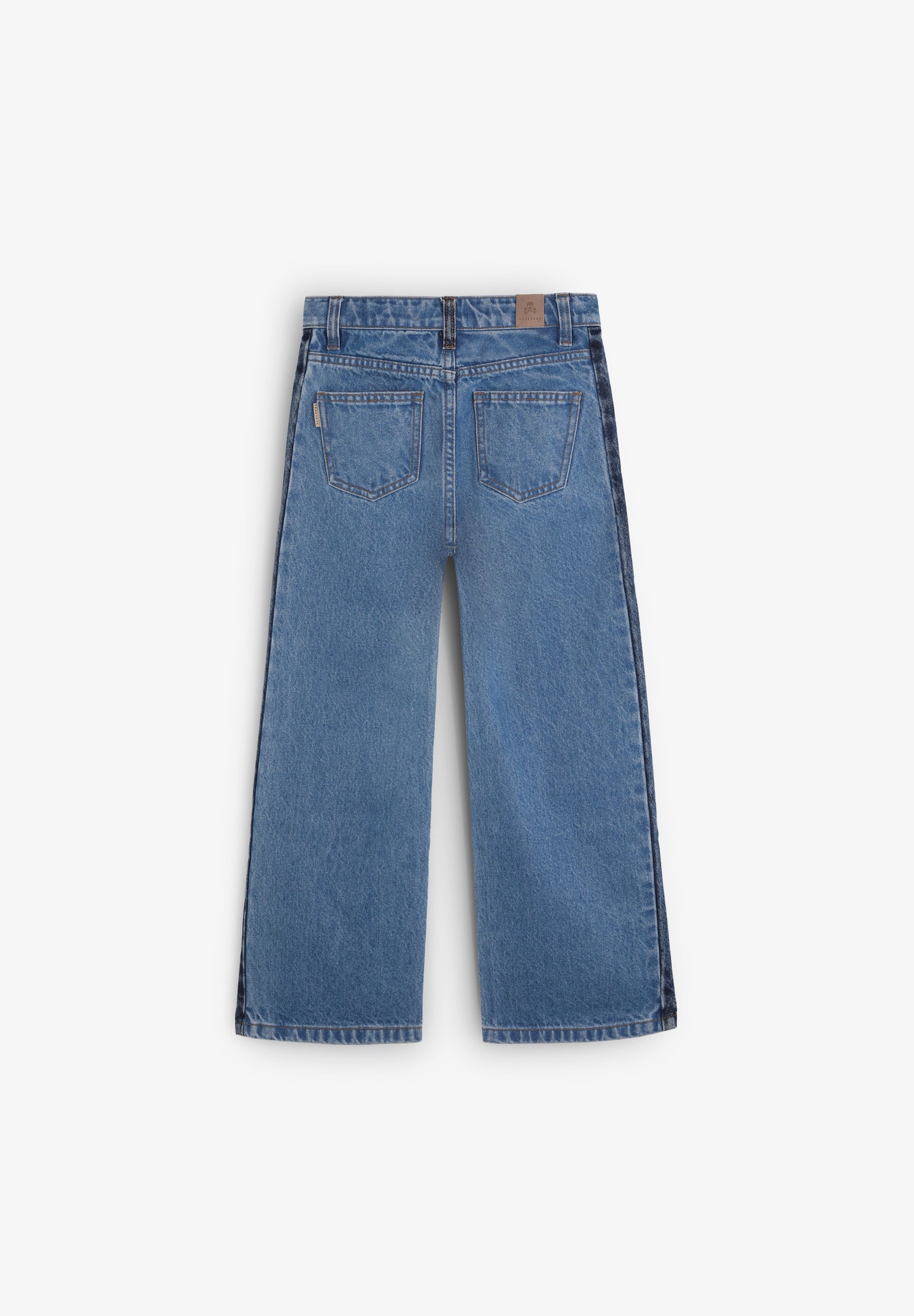 JEANS CULOTTE BICOLOR