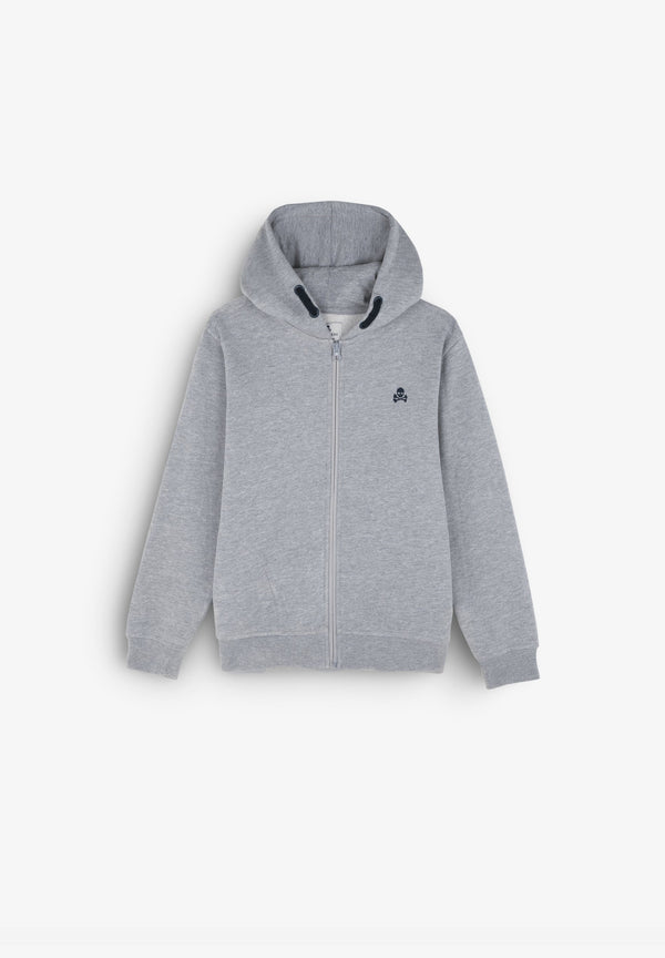 SUDADERA CREMALLERA PARCHE TRASERO