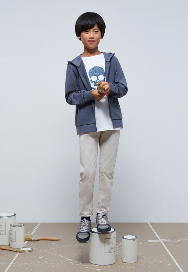 SUDADERA CAPUCHA PRINT TRASERO