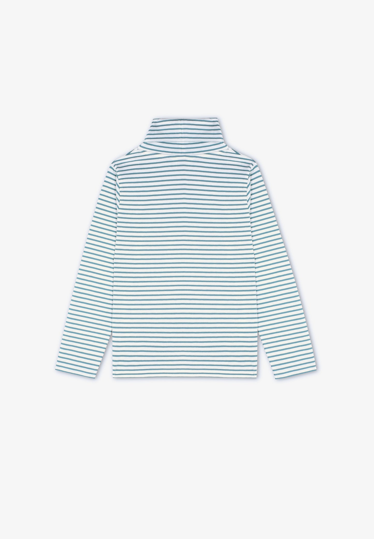 CAMISETA RAYAS CUELLO ALTO