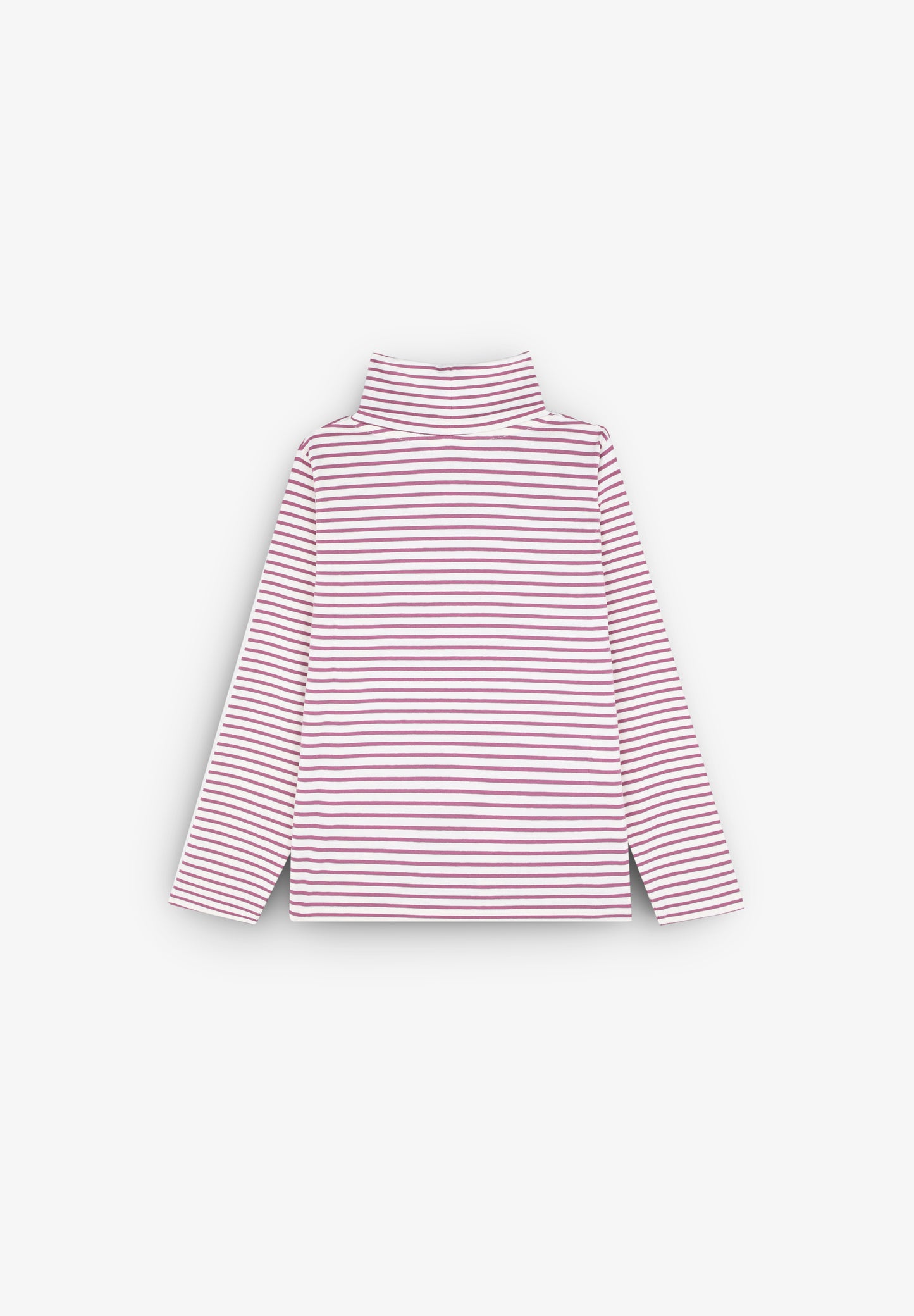 CAMISETA RAYAS CUELLO ALTO