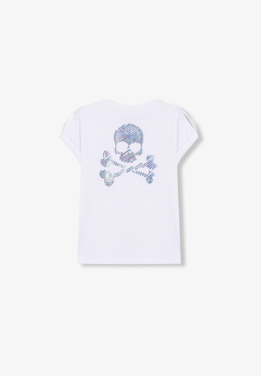 CAMISETA FLAMÉ CALAVERA TRASERA