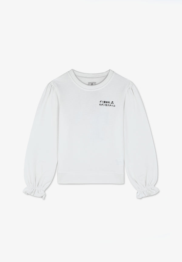 SUDADERA LOGO BORDADO TRASERO