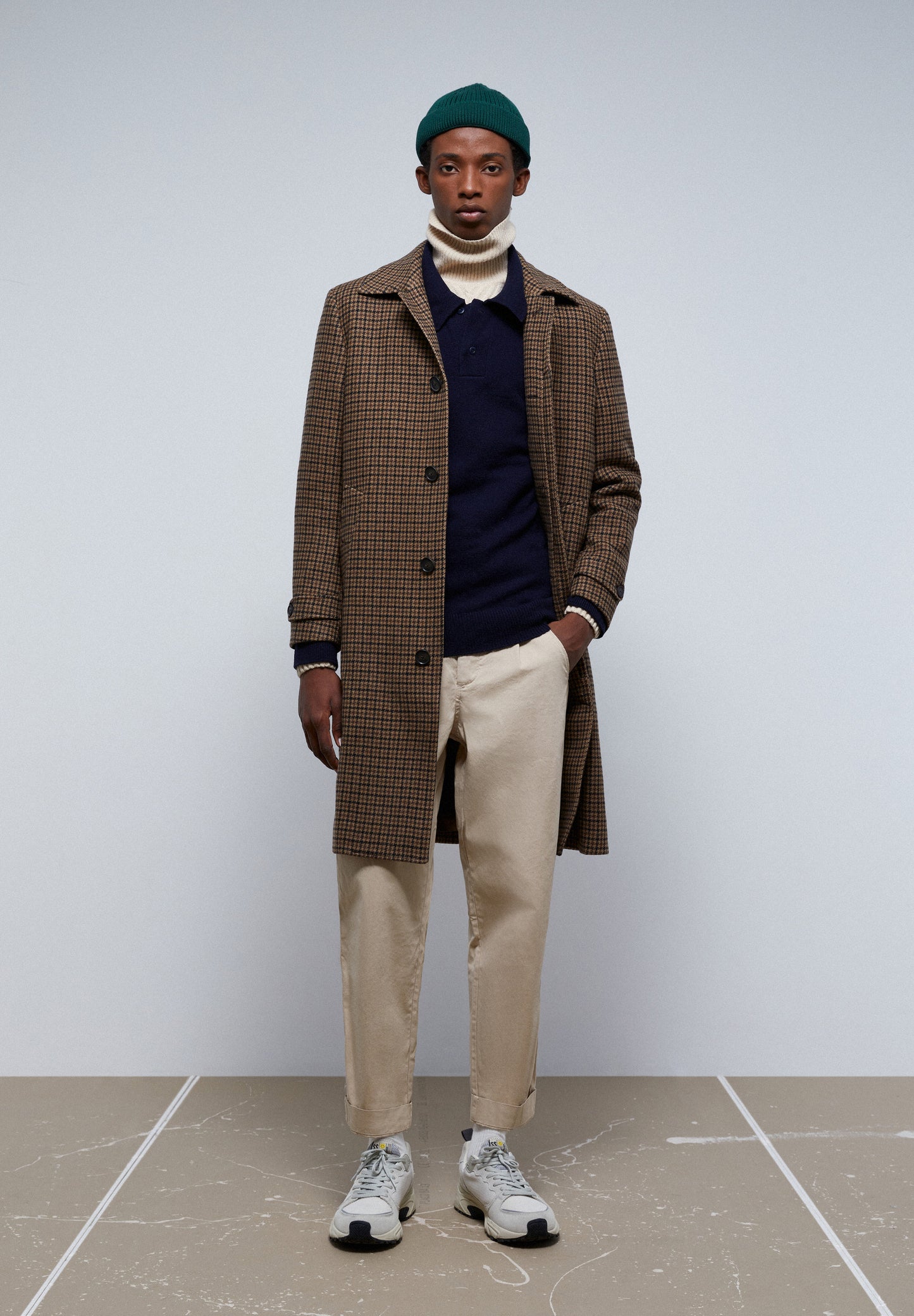 ABRIGO CLÁSICO PATA DE GALLO