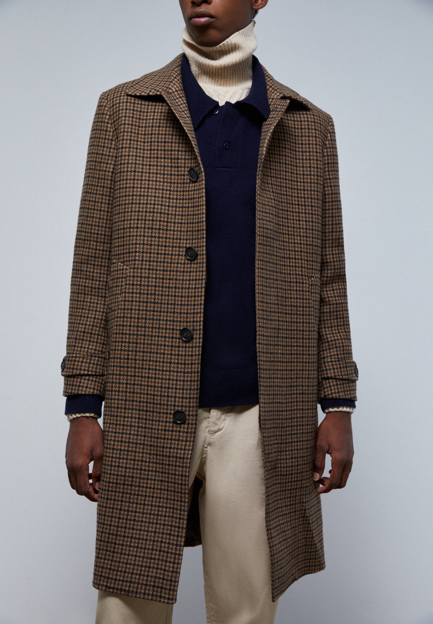 ABRIGO CLÁSICO PATA DE GALLO