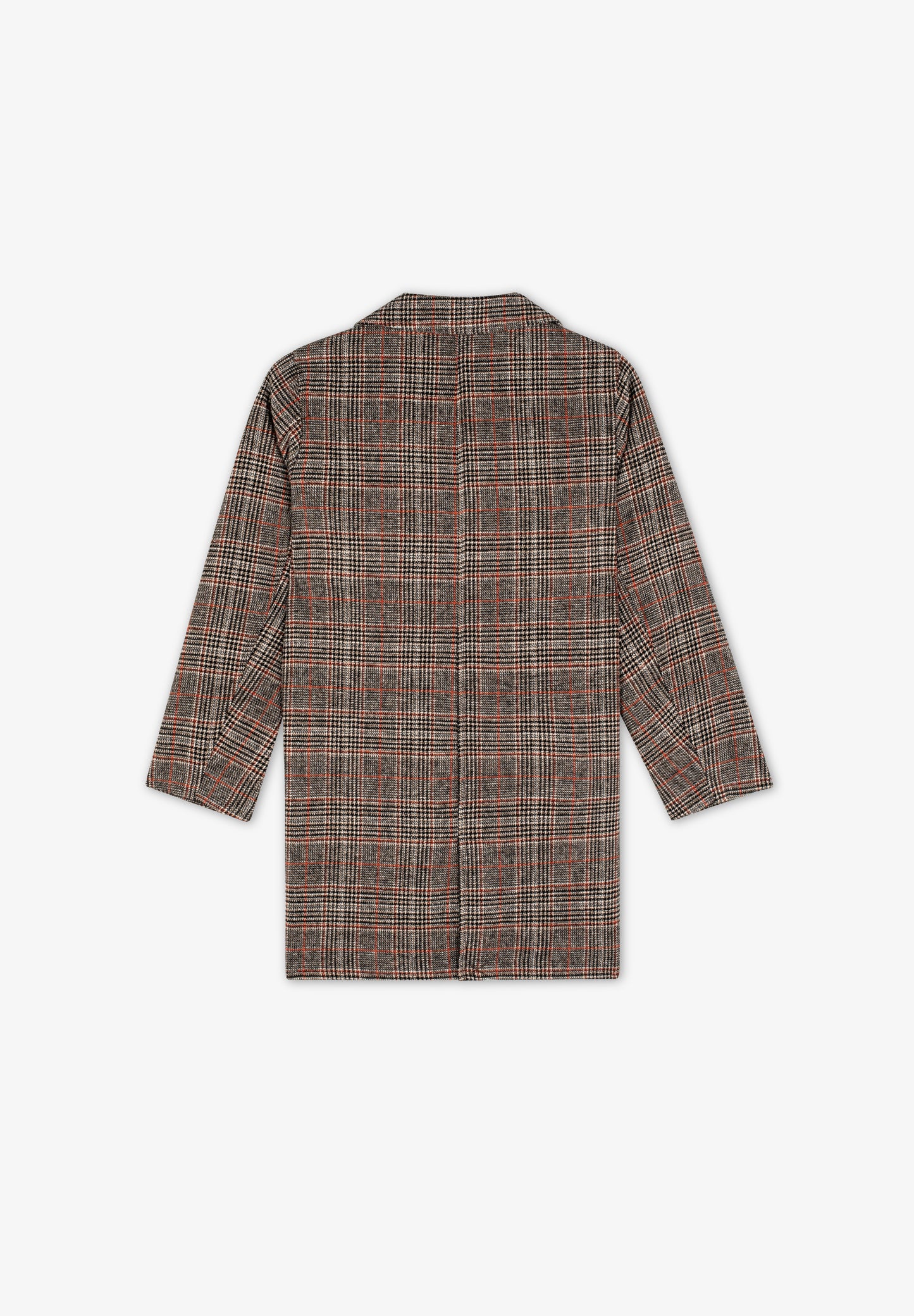 ABRIGO PAÑO CUADROS