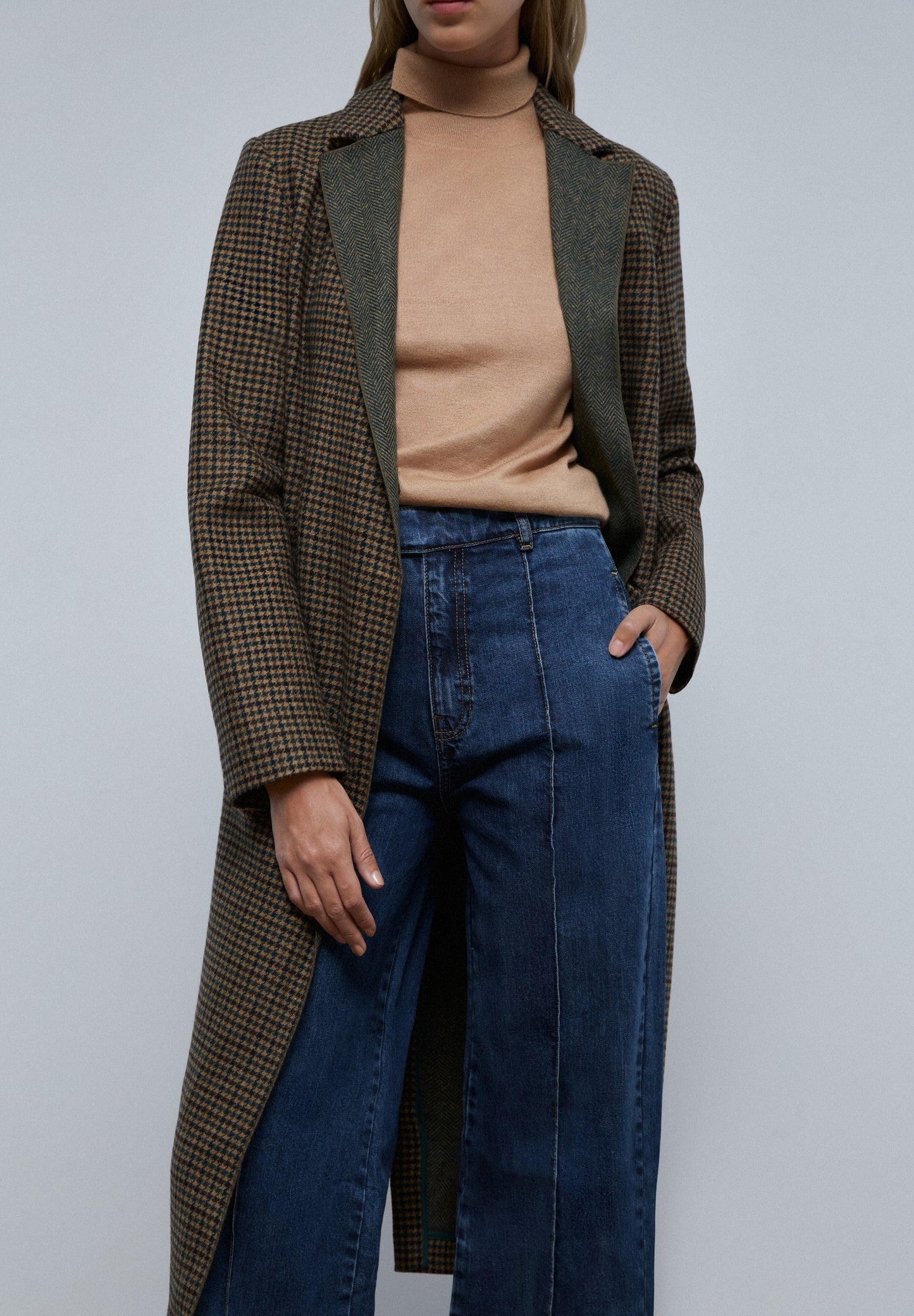 ABRIGO PAÑO CRUZADO