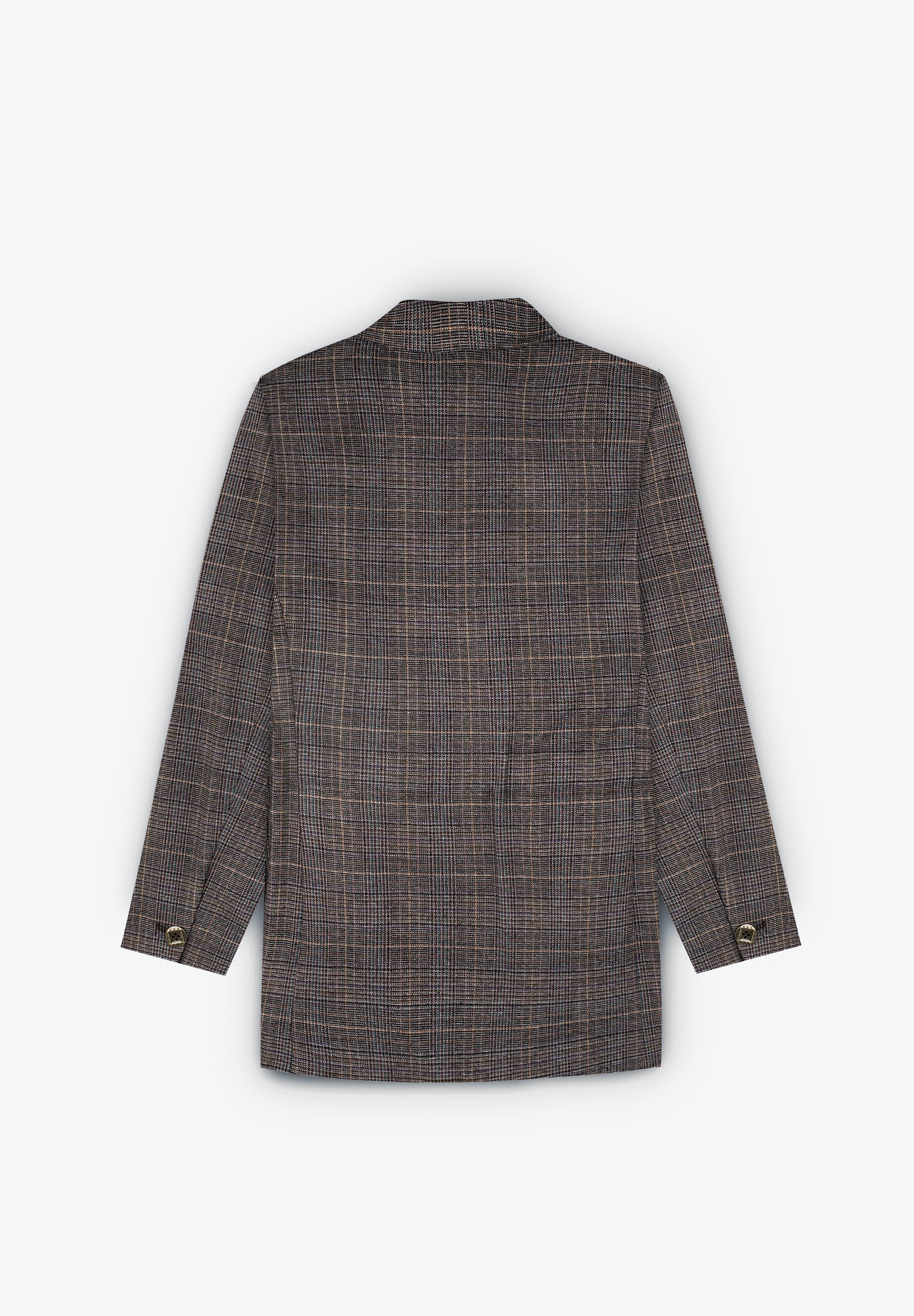 BLAZER CUADROS CINTURA AJUSTABLE