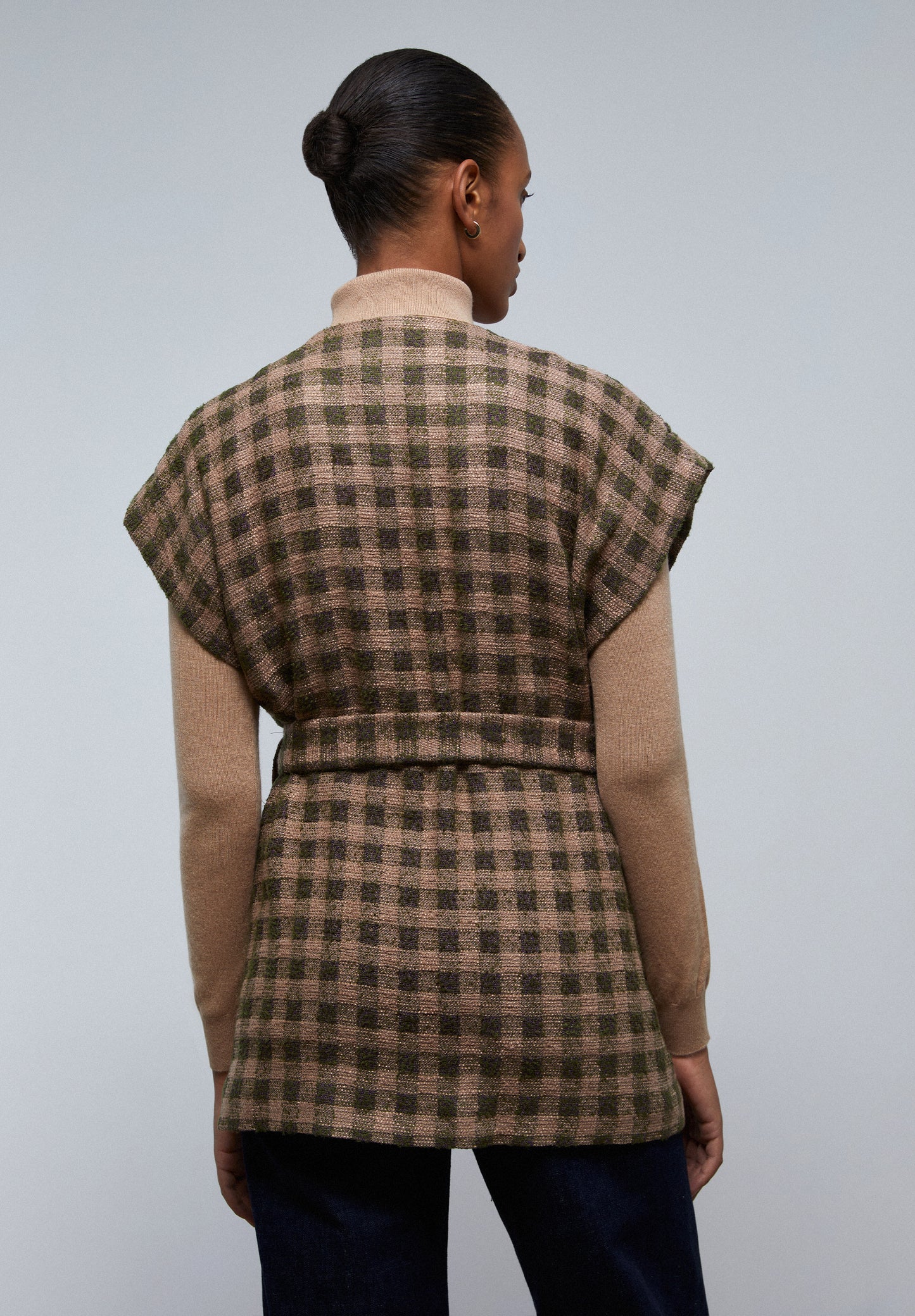 CHALECO CUADROS LAZADA