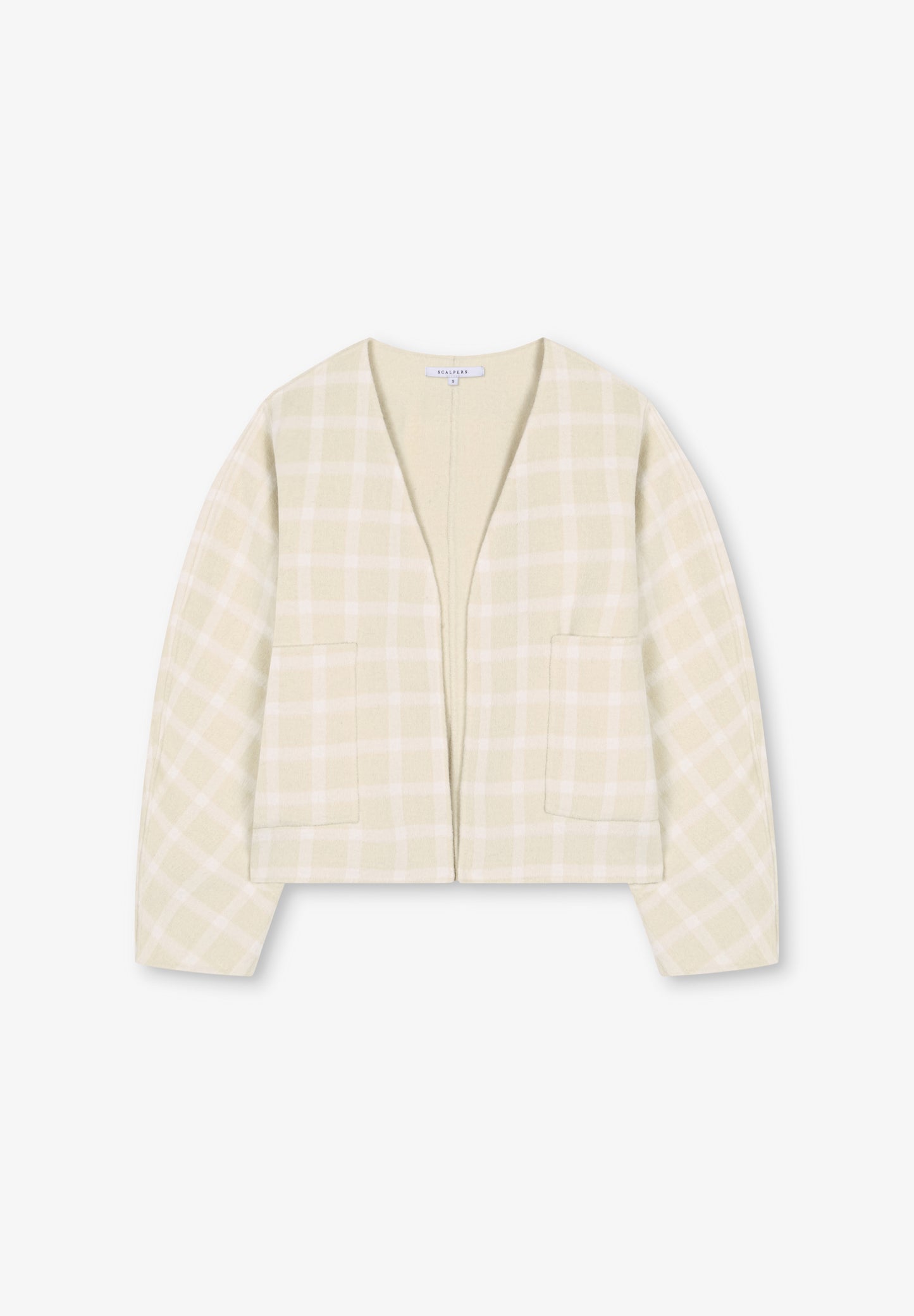 CHAQUETA LANA CUADROS REVERSIBLE