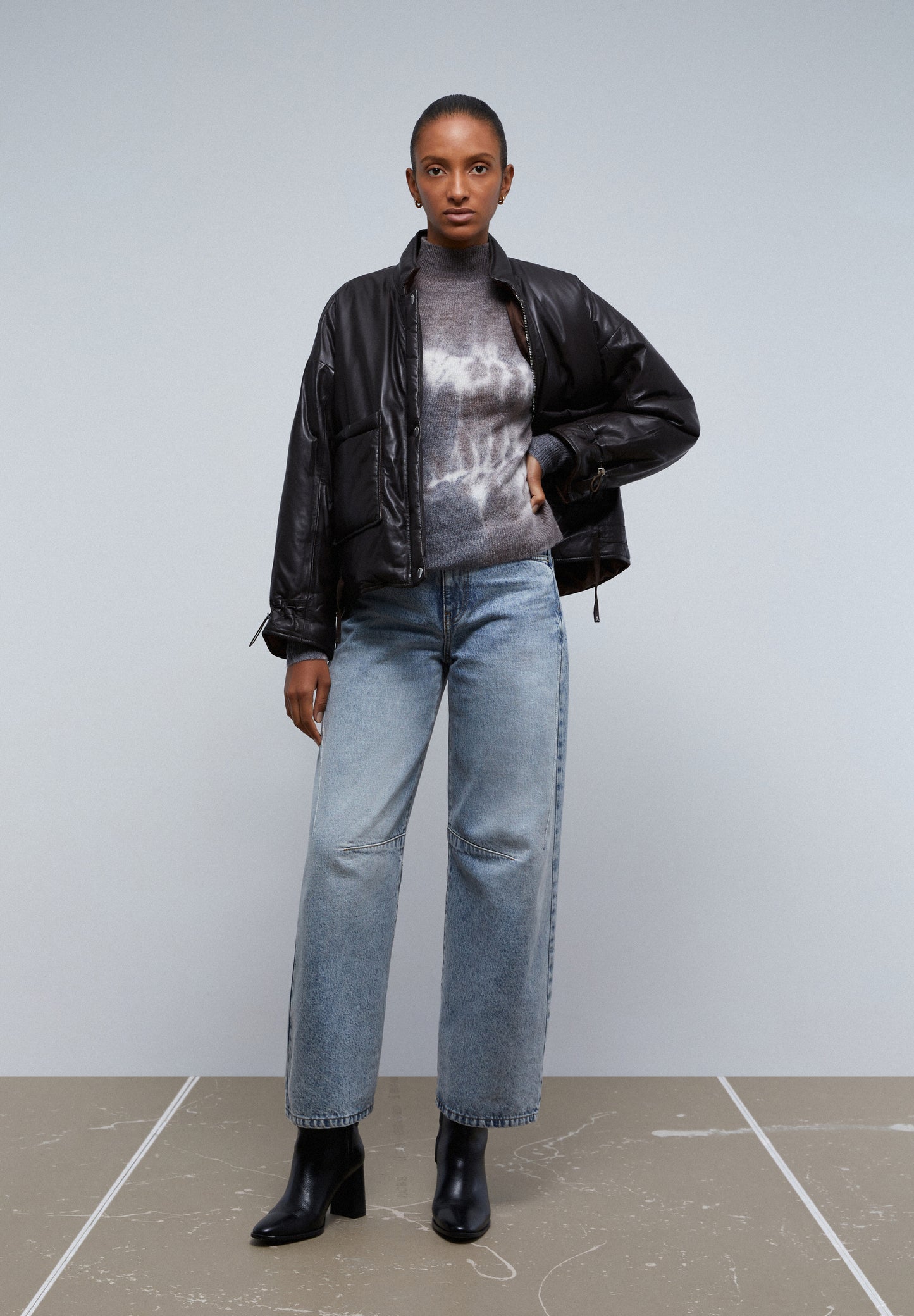 JERSEY MOHAIR TIE DYE