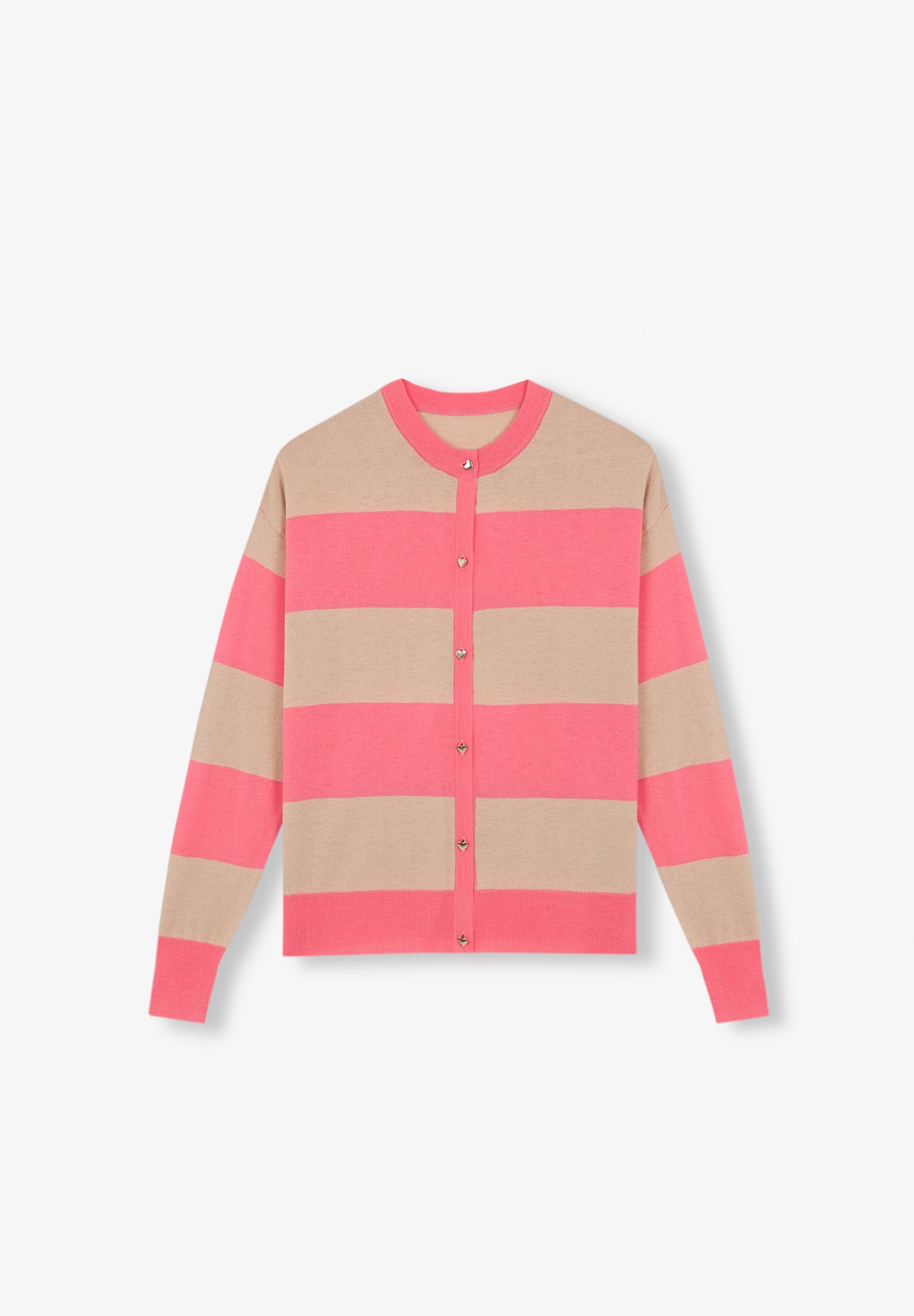 CÁRDIGAN RAYAS DETALLE BOTONES