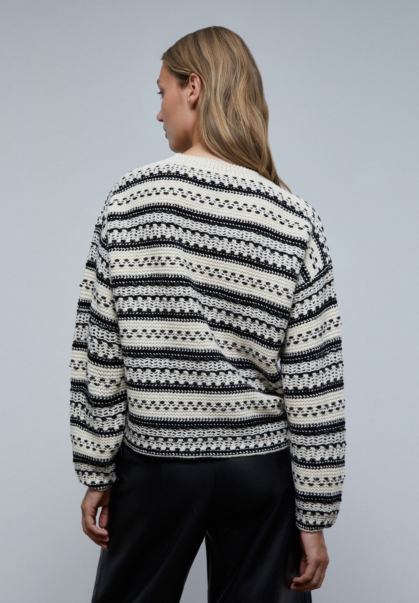 JERSEY CROCHET RAYAS