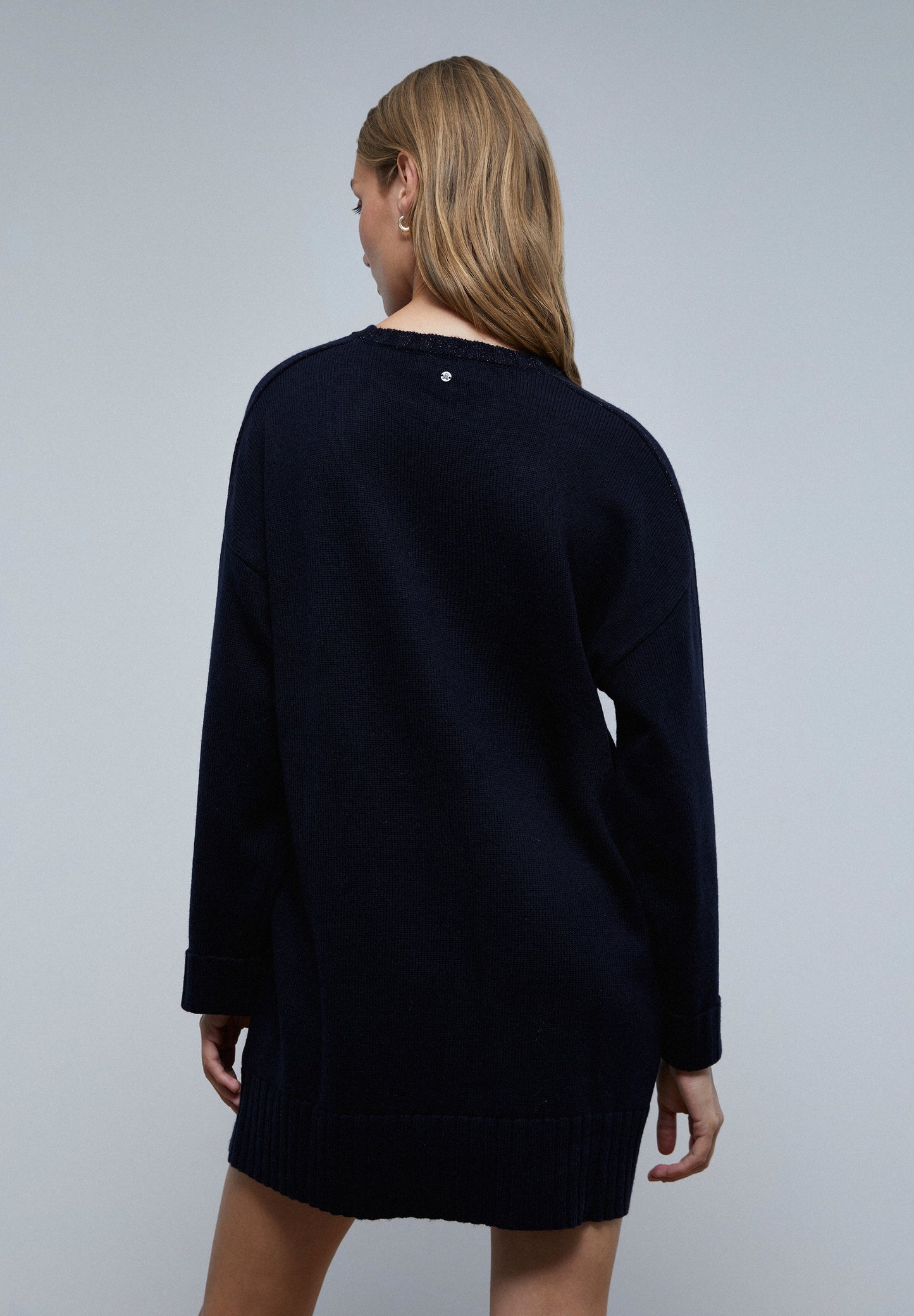 VESTIDO MINI PUNTO LUREX